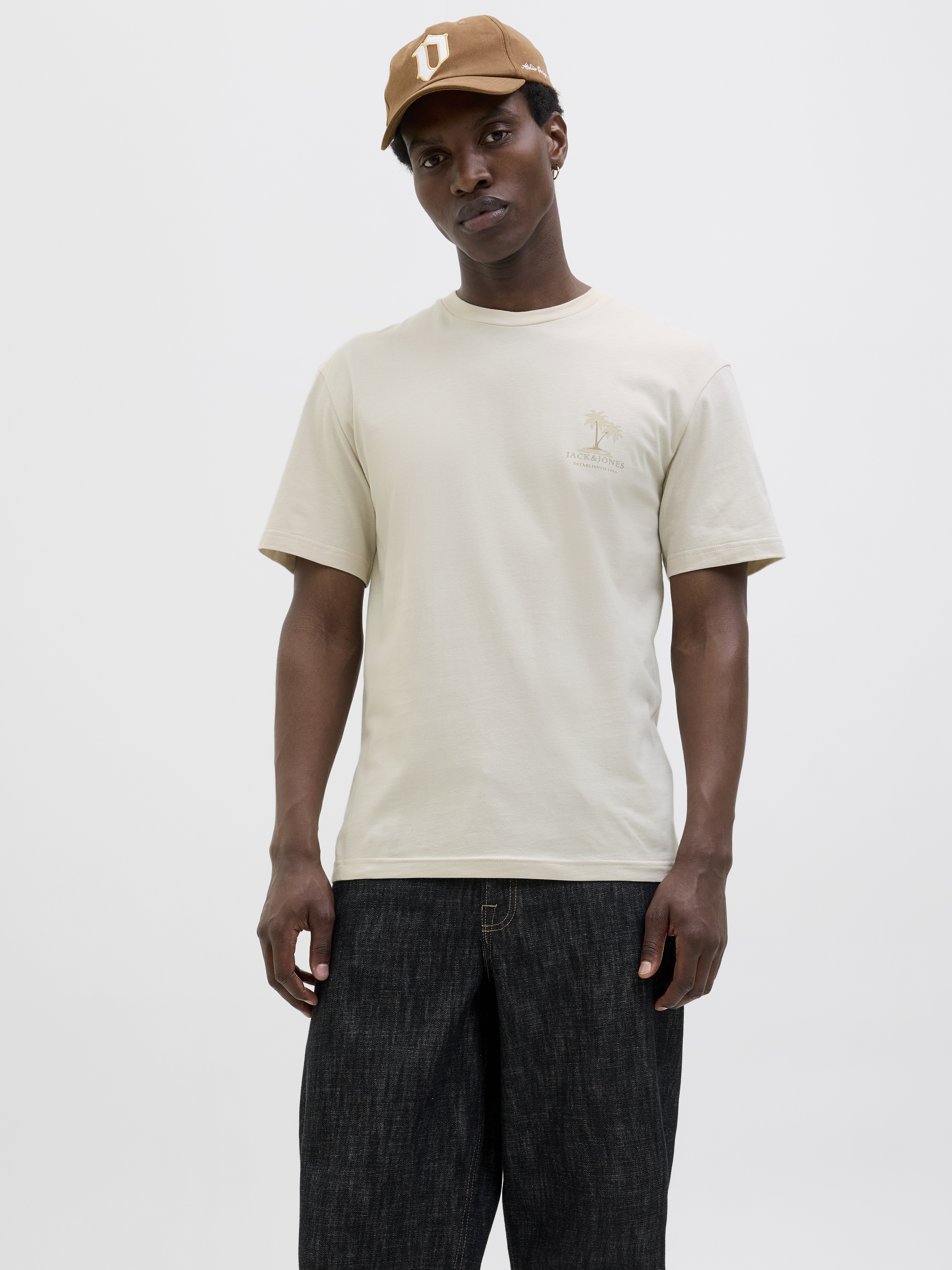 JJSUMMER VIBES TEE SS CREW NECK LN