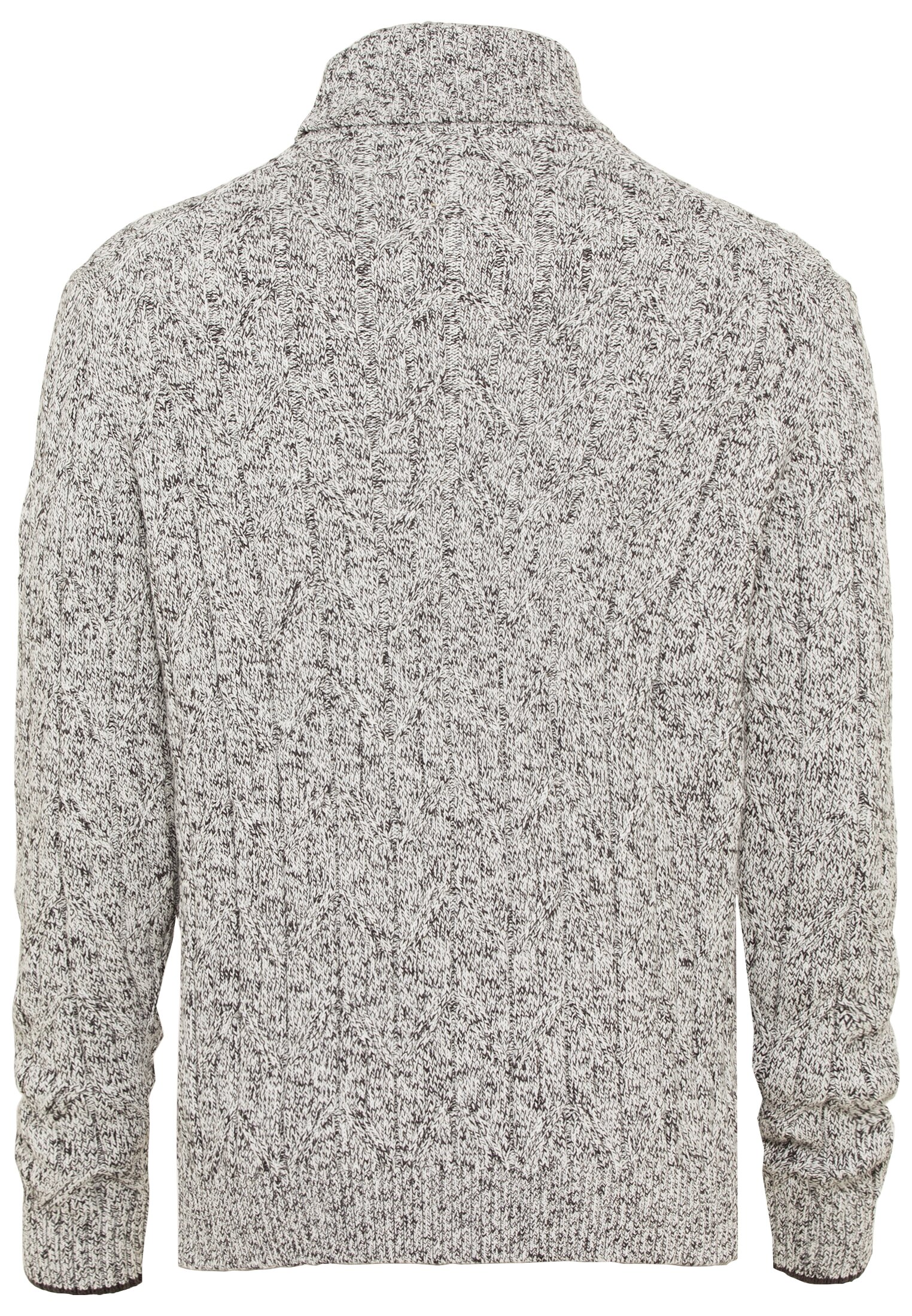 Rollkragenpullover mit Zopfmuster-Optik