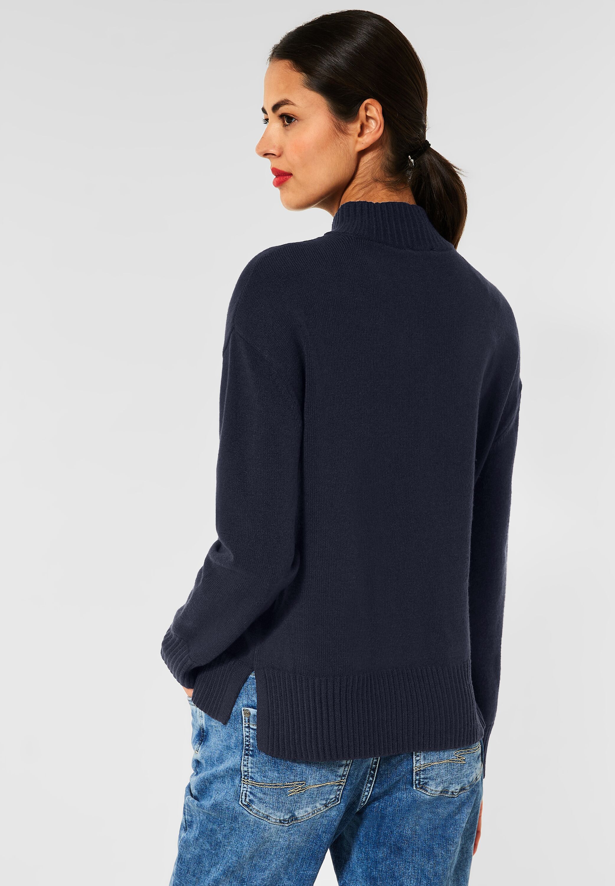 Pullover mit Troyerkragen