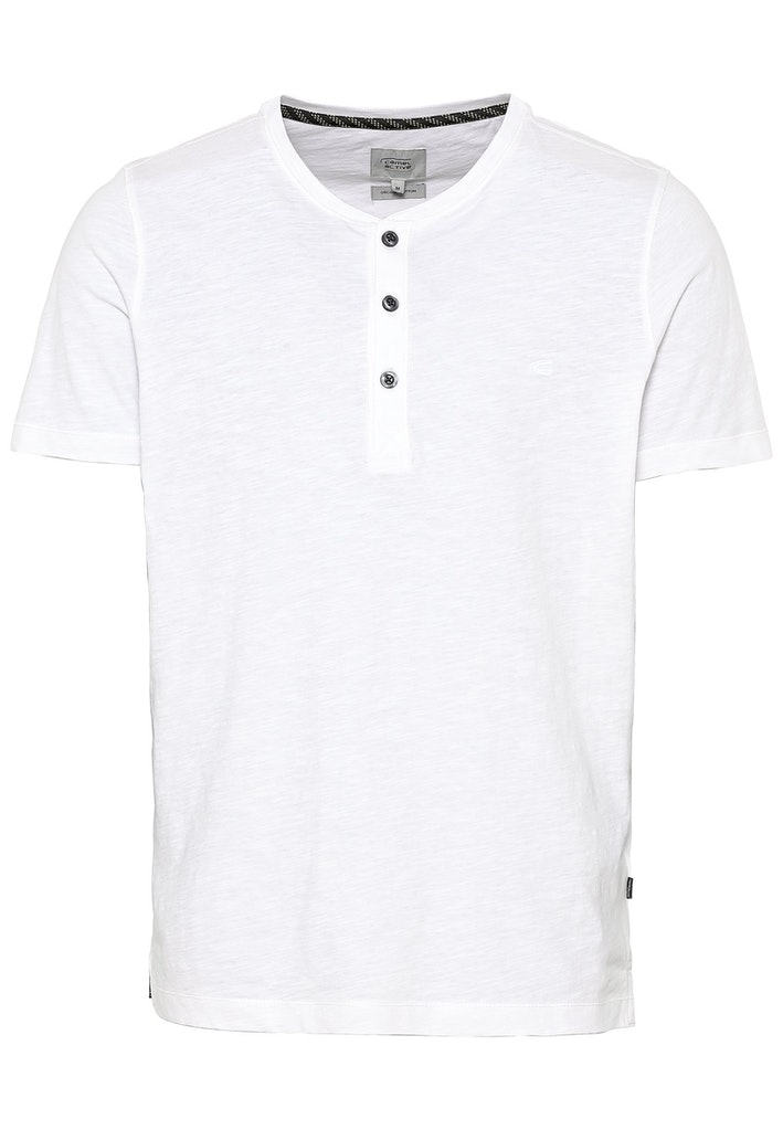 Kurzarm Henley aus Organic Cotton