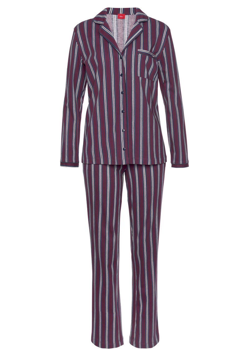 s.Oliver Pyjama geknöpft