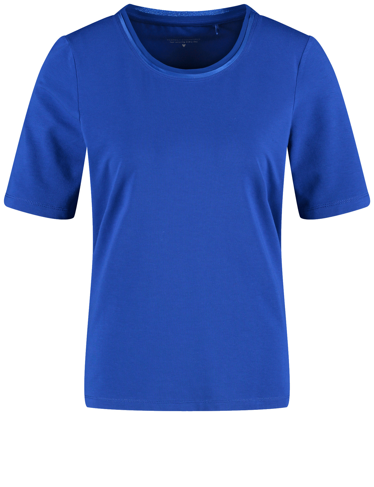Halbarmshirt mit Chiffonblende