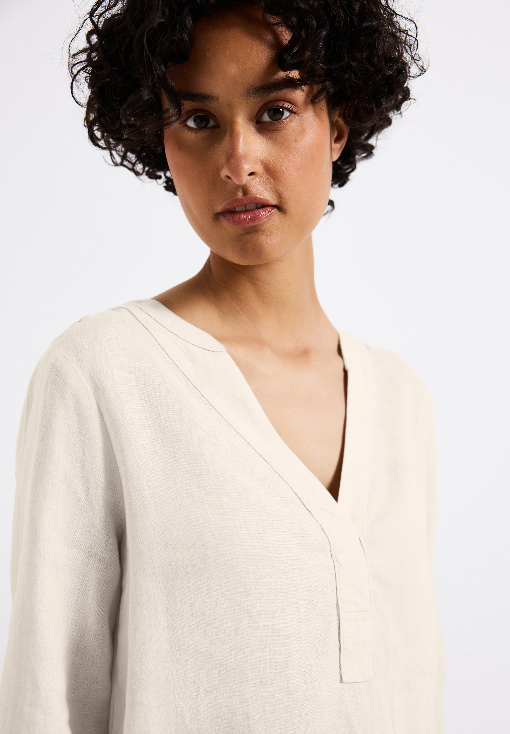 Tunika-Kleid aus Leinen