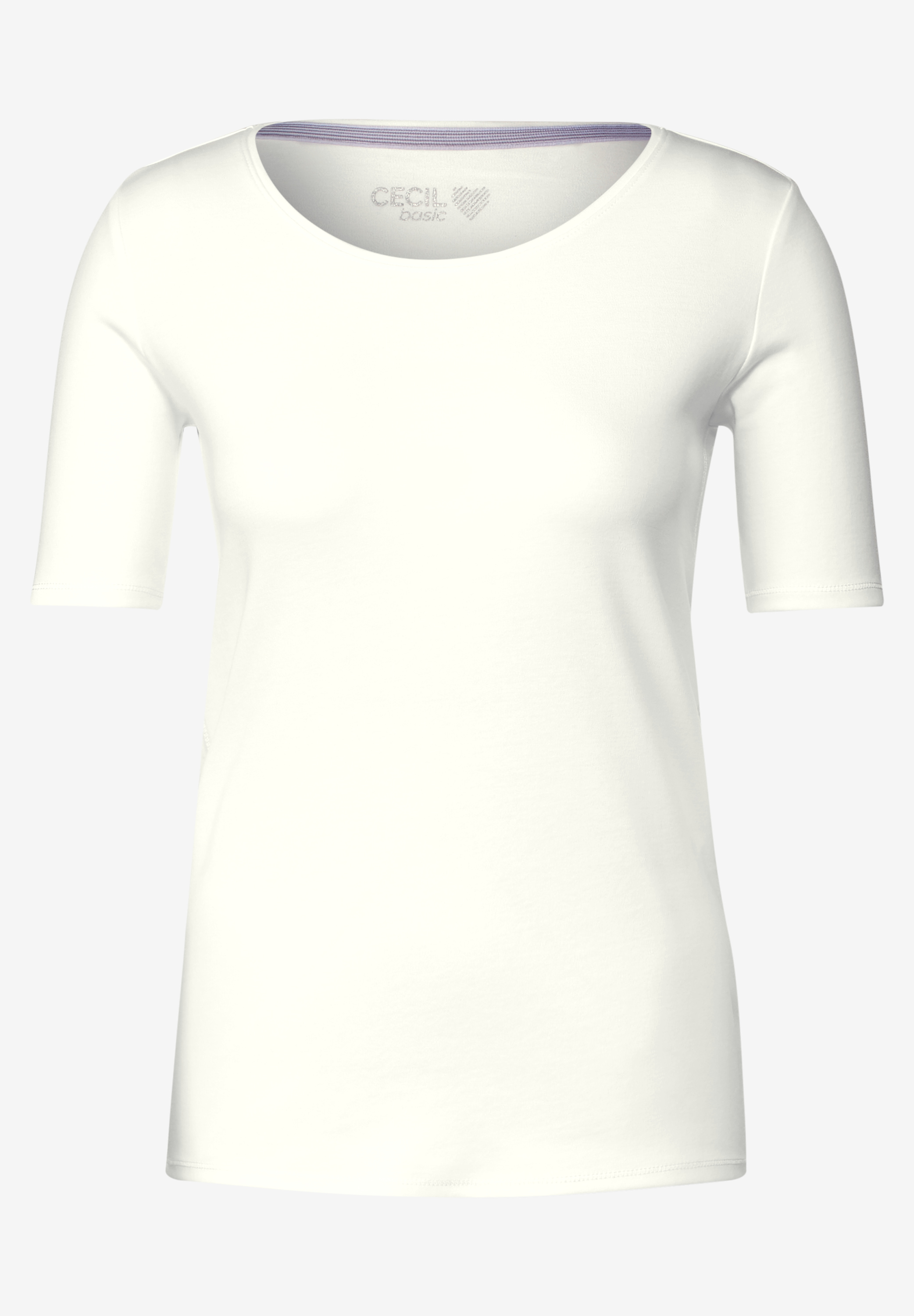 T-Shirt in Unifarbe