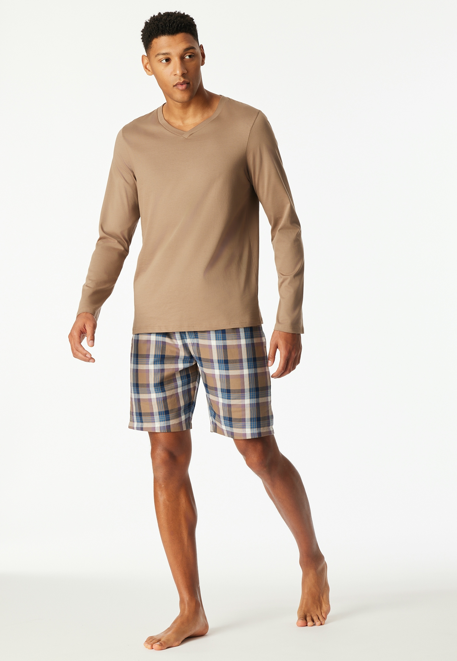 Langarmshirt V-Ausschnitt