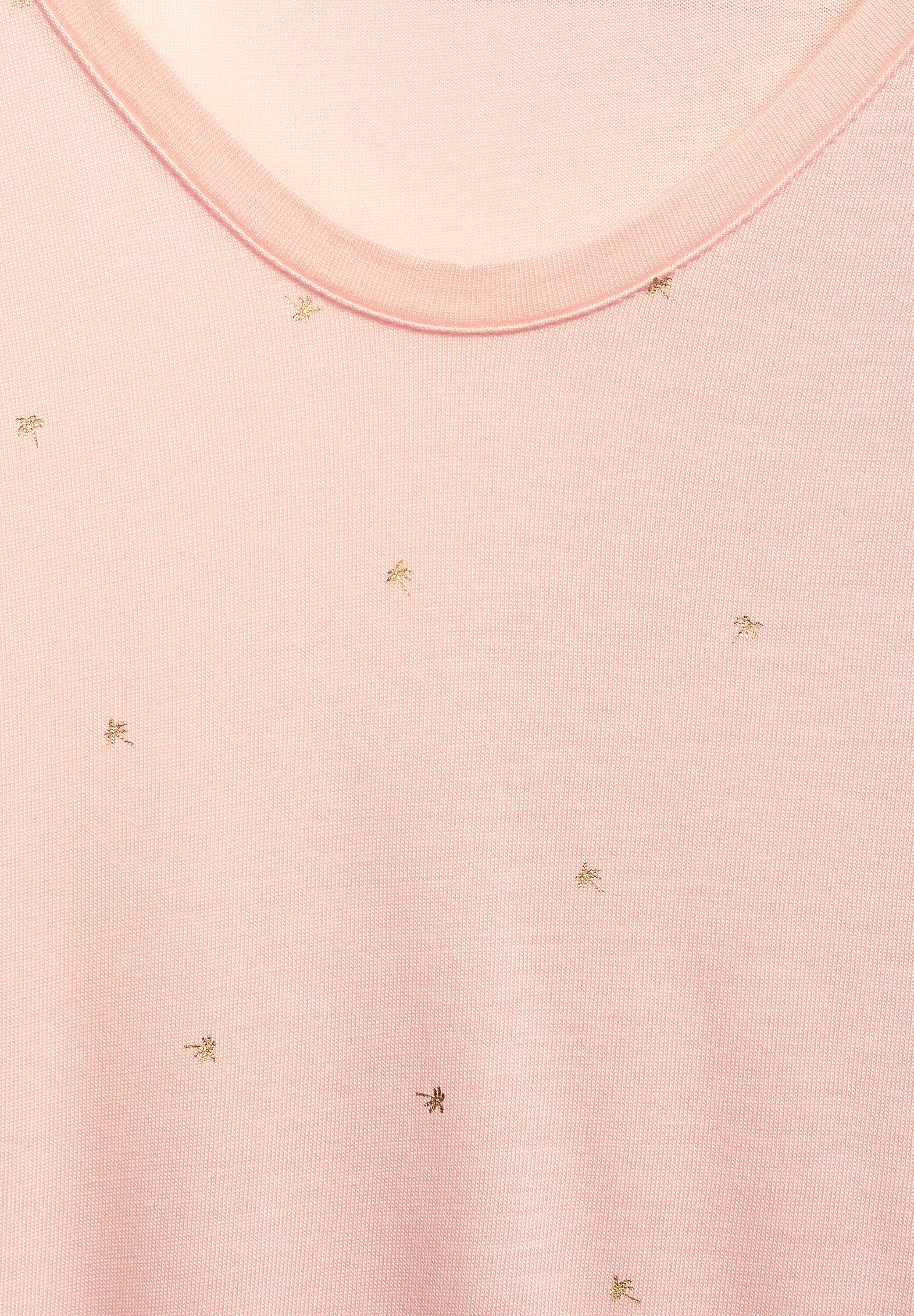 T-Shirt mit Folienprint