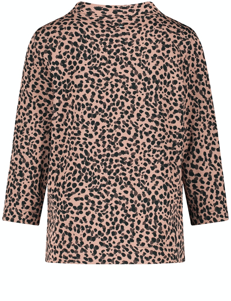 3/4 Arm Shirt mit Leomuster