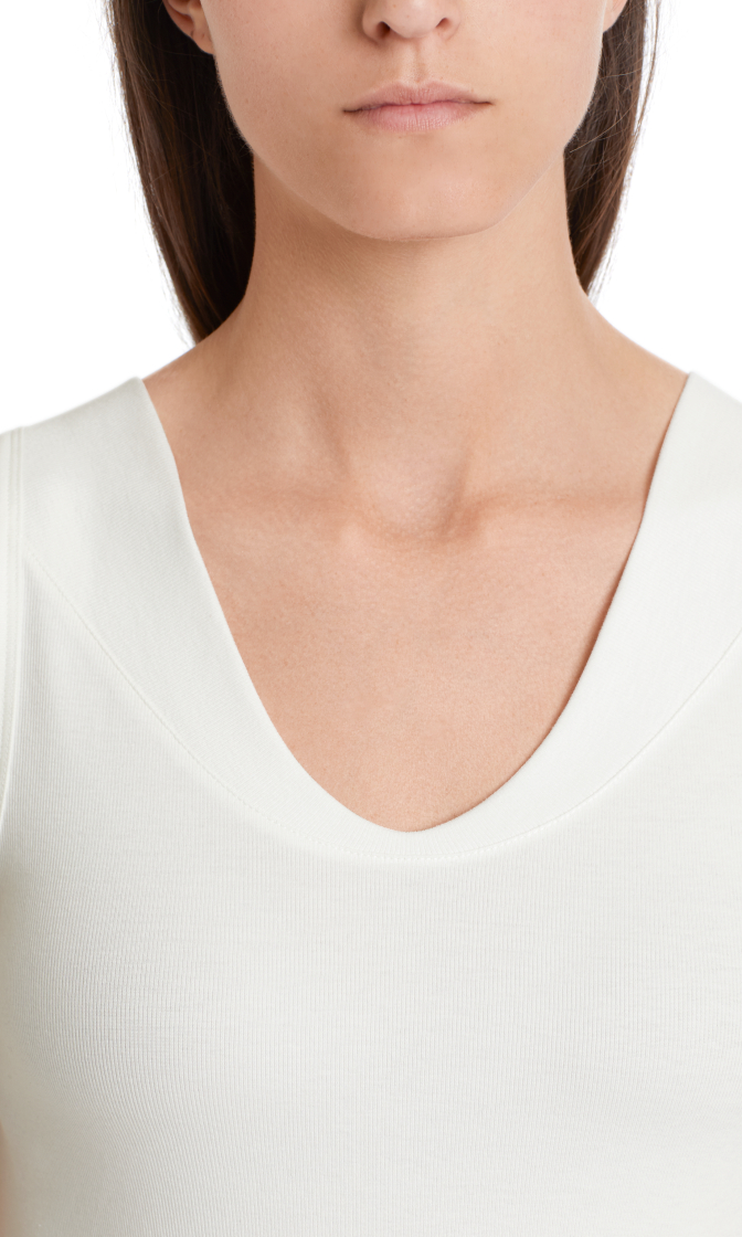 Longtop aus Materialmix