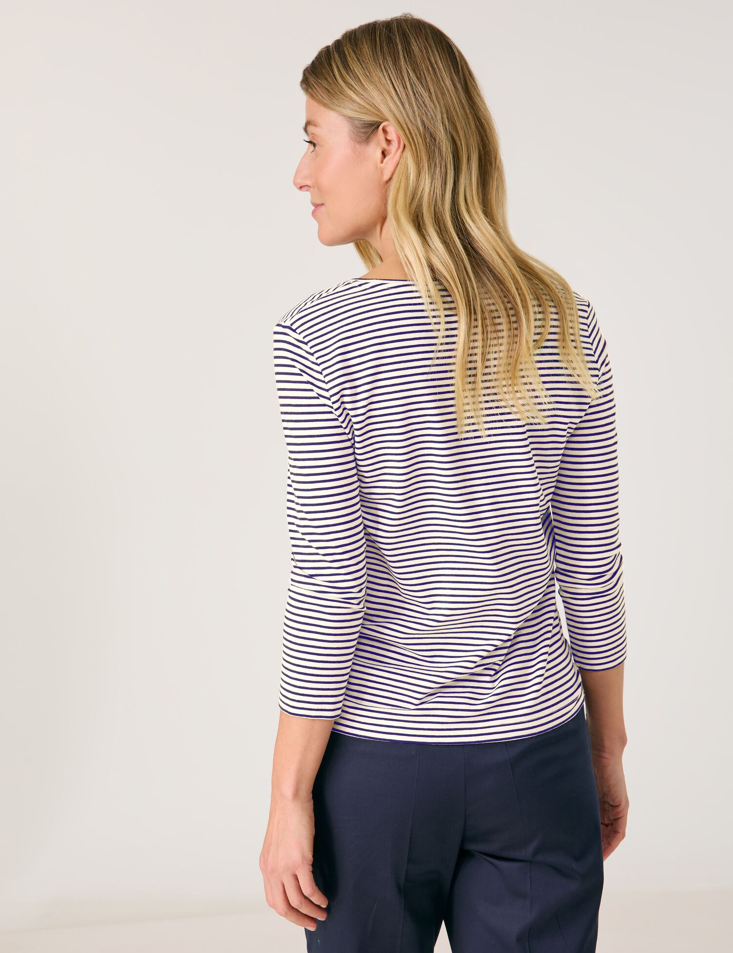 Geringeltes 3/4 Arm Shirt
