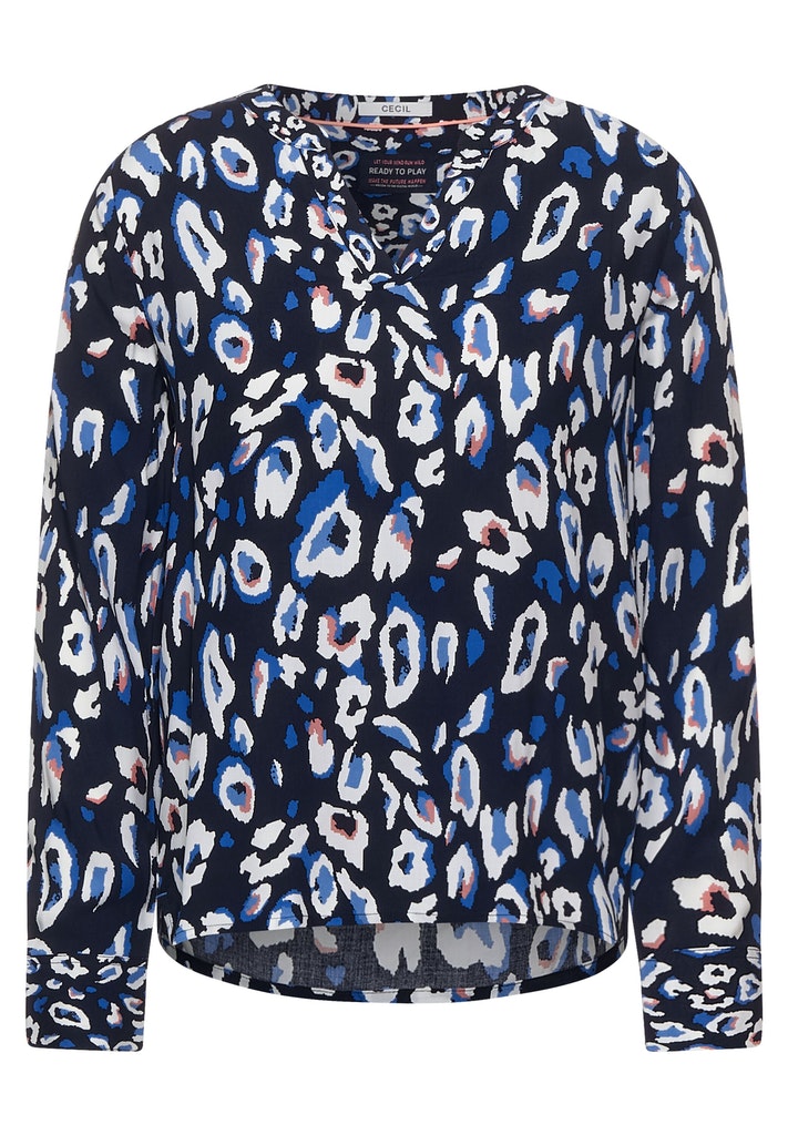 Bluse mit Print Mix