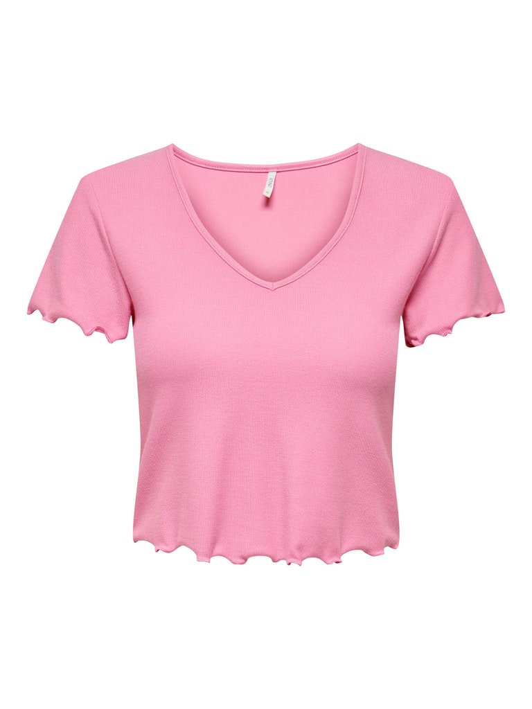 ONLKIKA S/S V-NECK TOP JRS