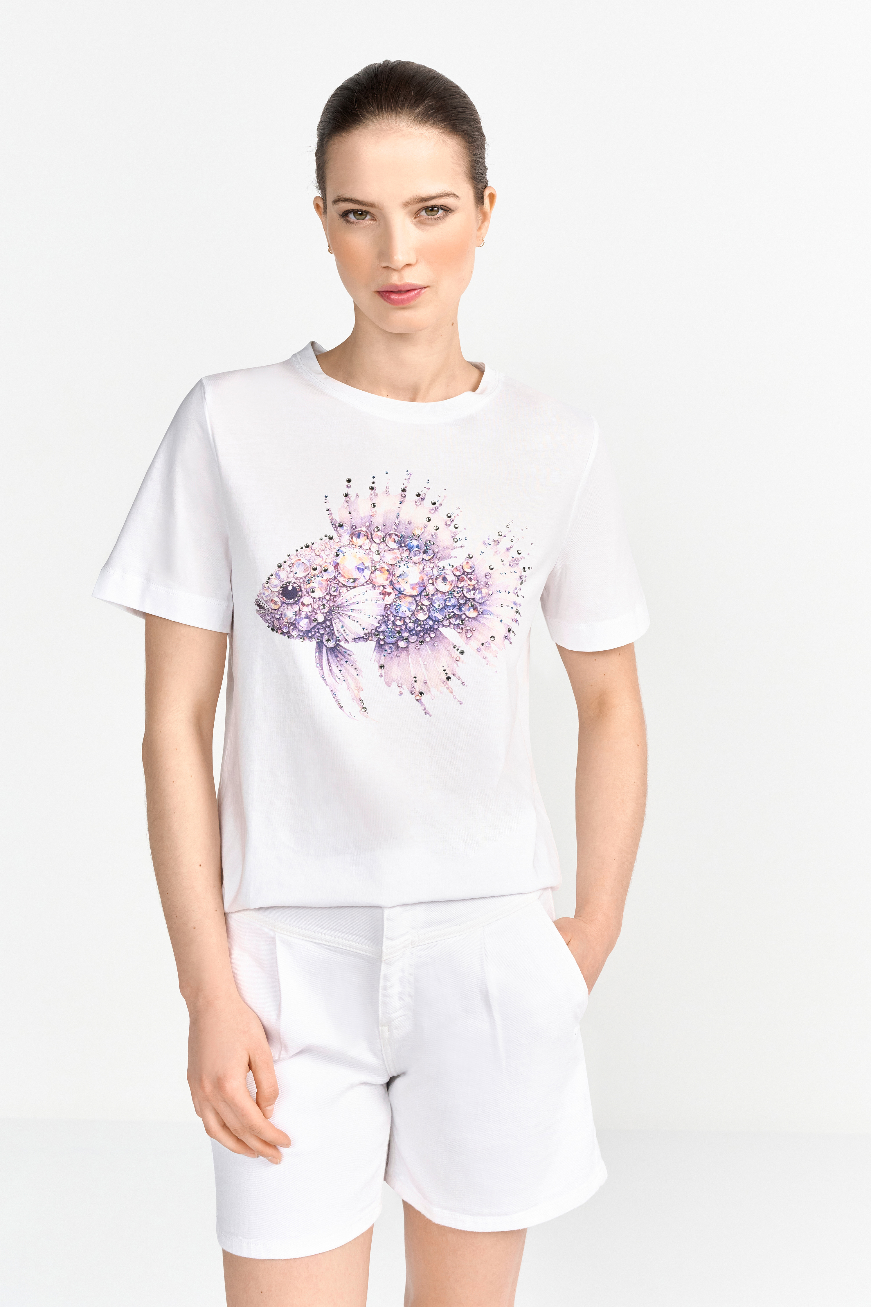 Elegant Fit T Sparkling Fish