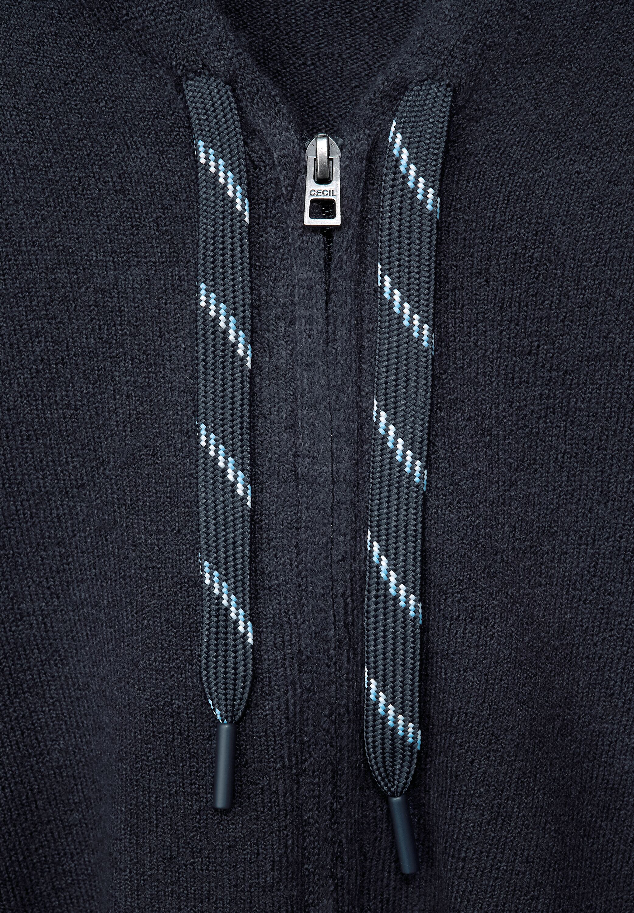 Cosy Strickjacke mit Zipper