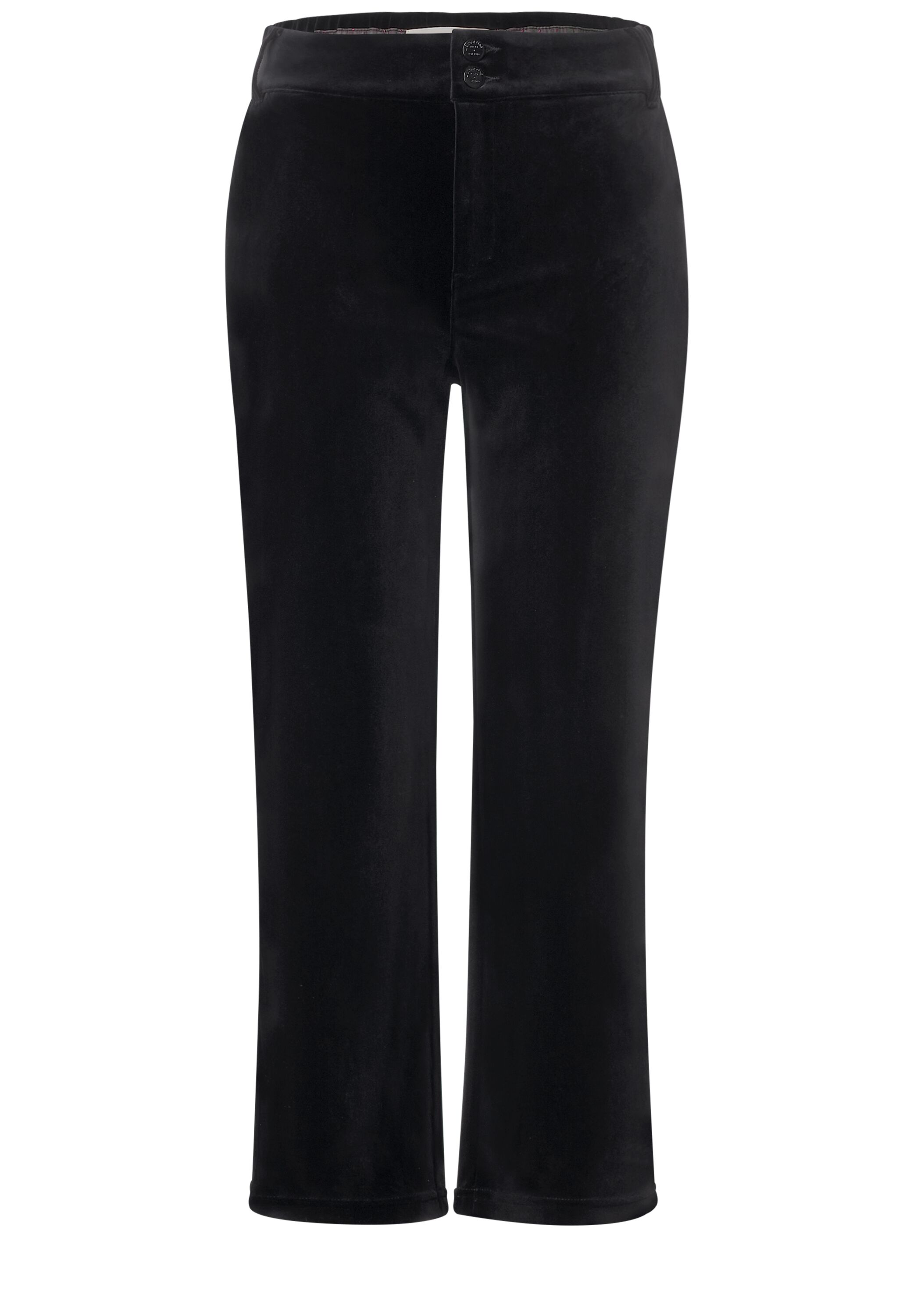 Casual Fit Samt Hose