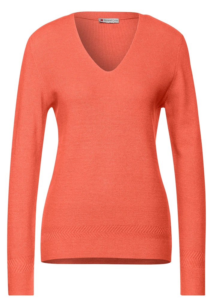 Cosy V-Ausschnitt Pullover