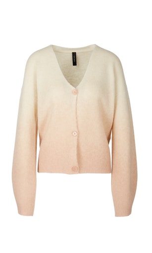 Strickjacke mit Degradé-Effekt