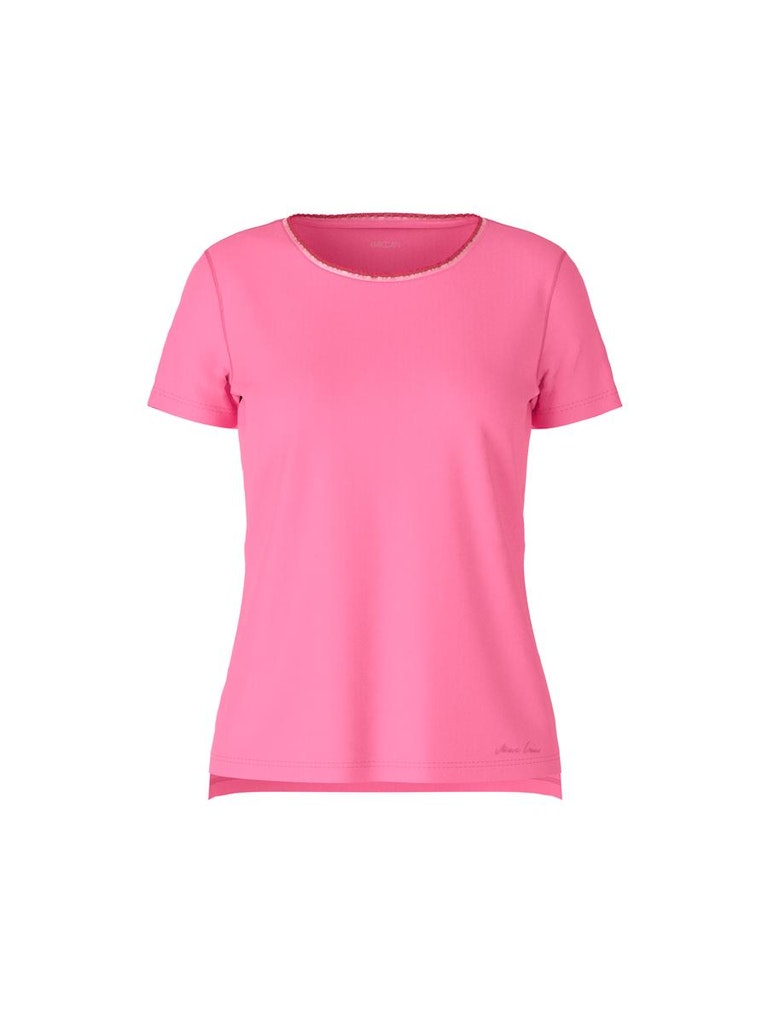 T-Shirt mit Seidendetail