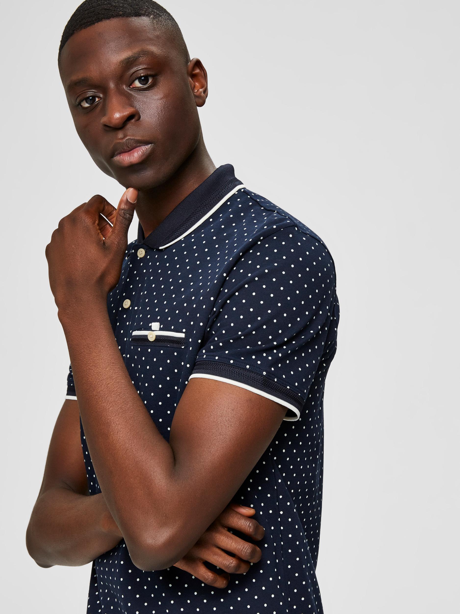 SLHPATTERSON PRINT SS POLO B