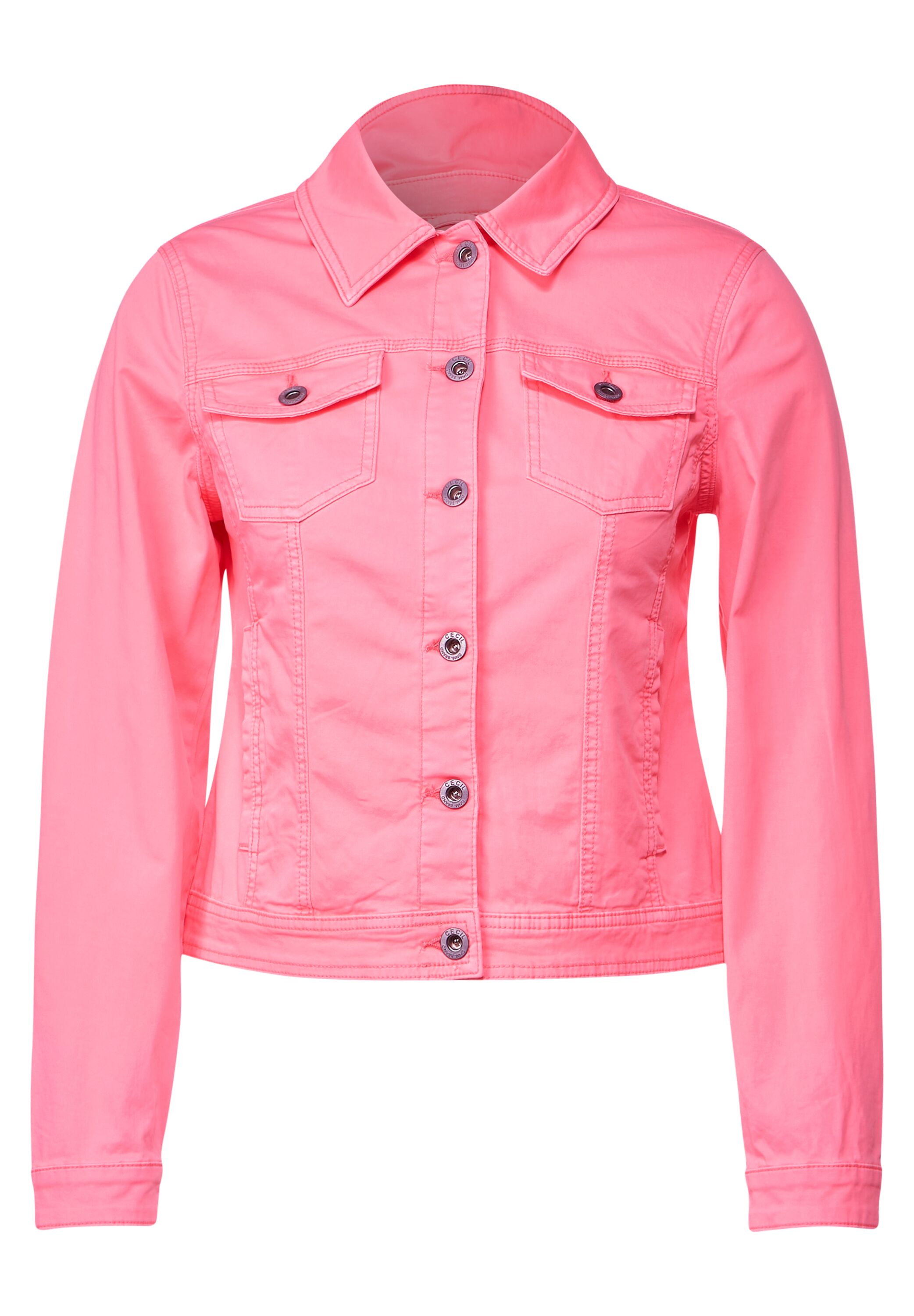 Farbige Jeansjacke