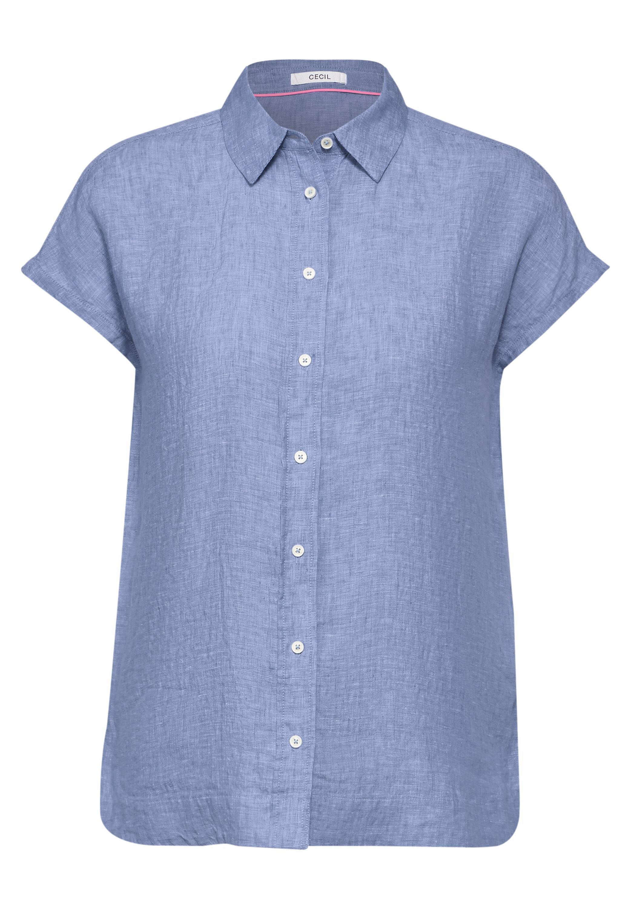 Chambray Leinenbluse