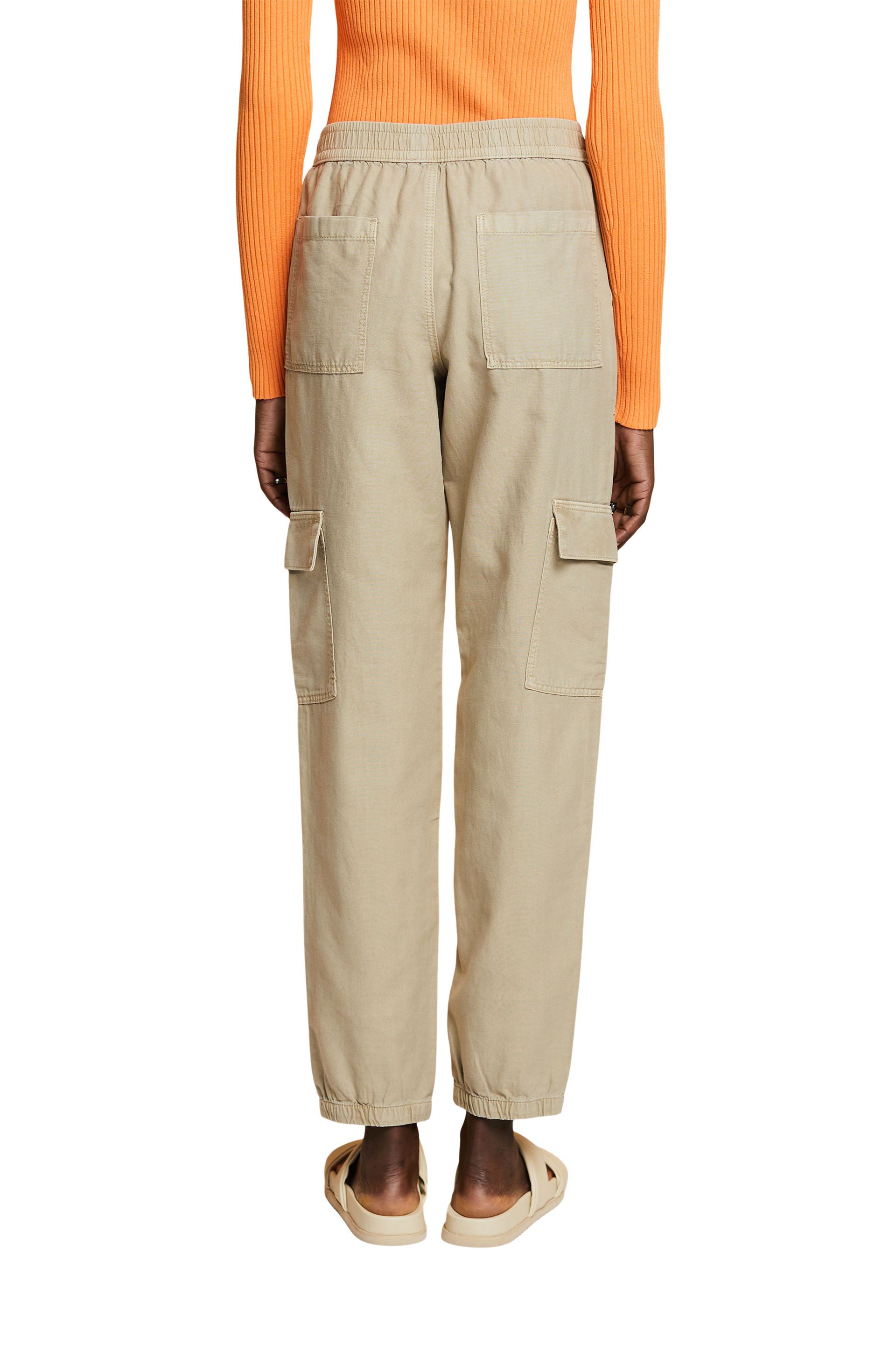 Cargohose aus Materialmix mit TENCEL™