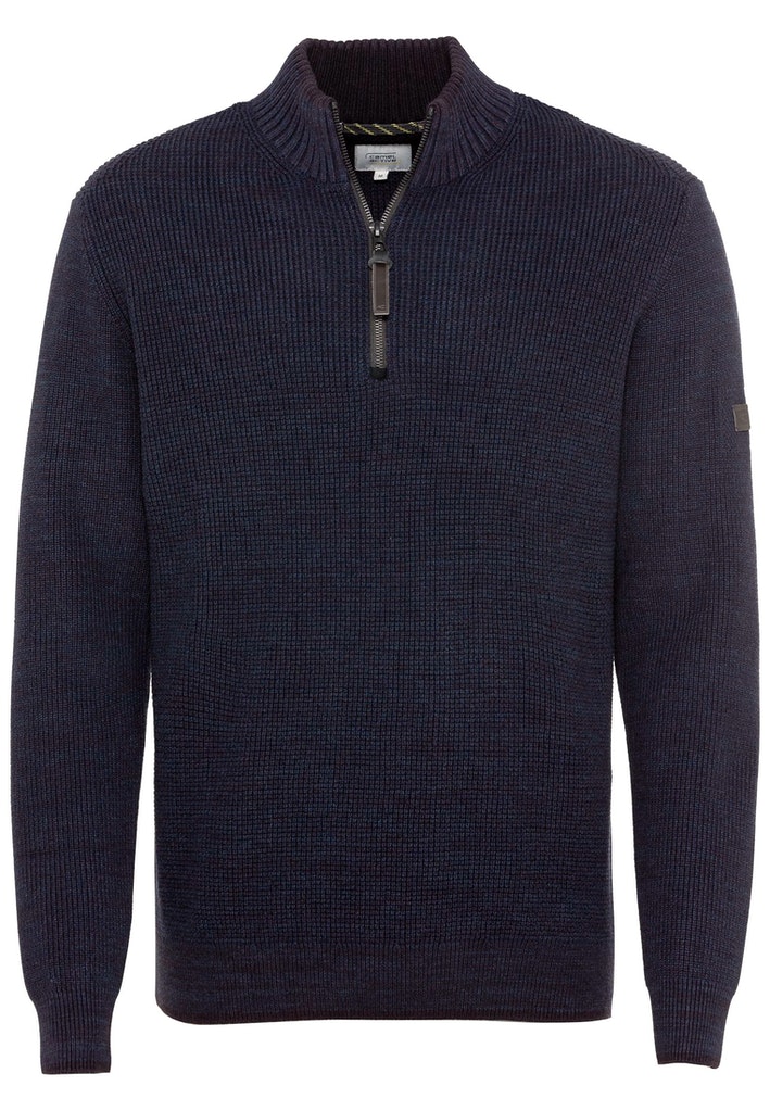 Troyer Pullover aus Baumwoll-Mix