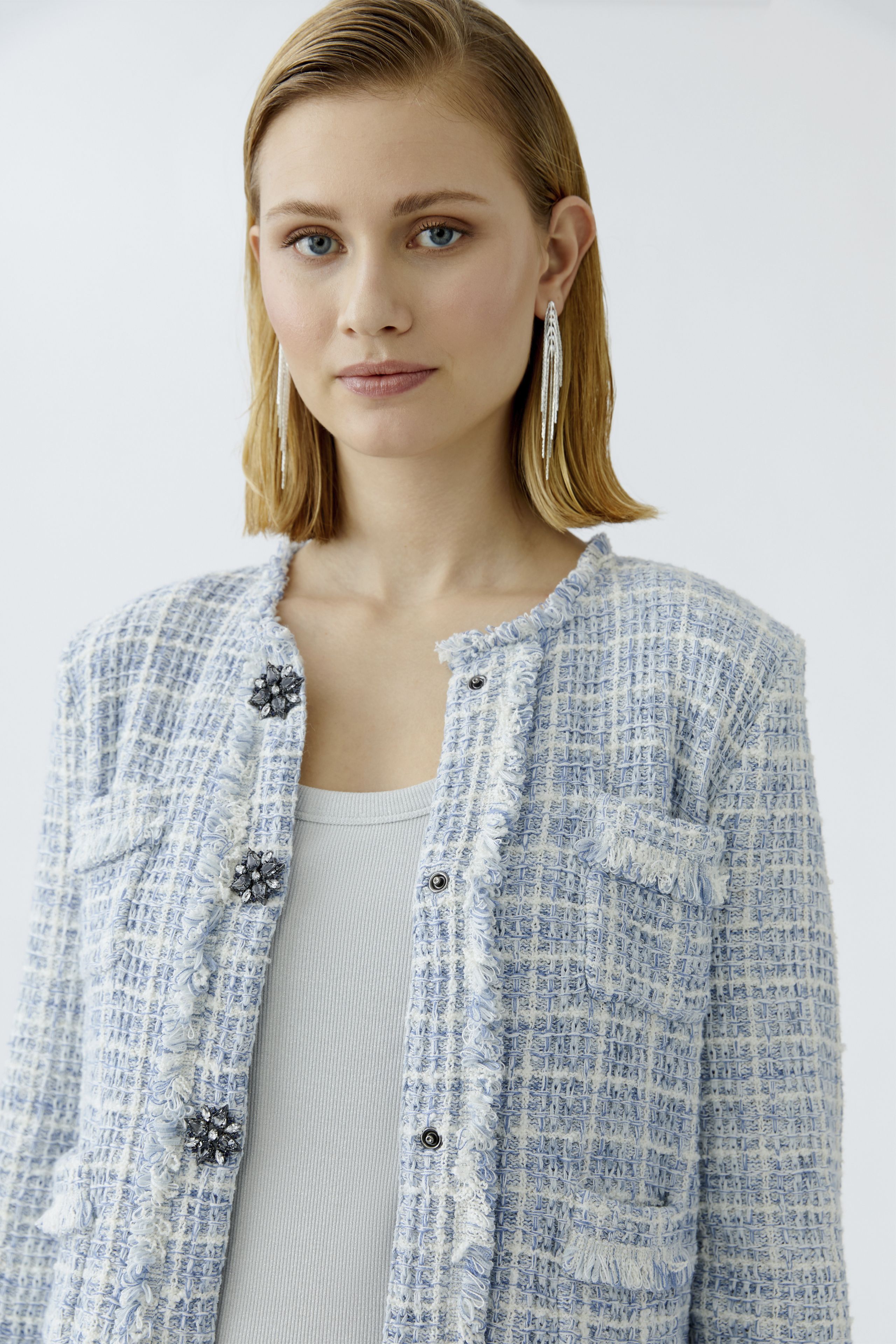 Strickjacke Baumwollmischung