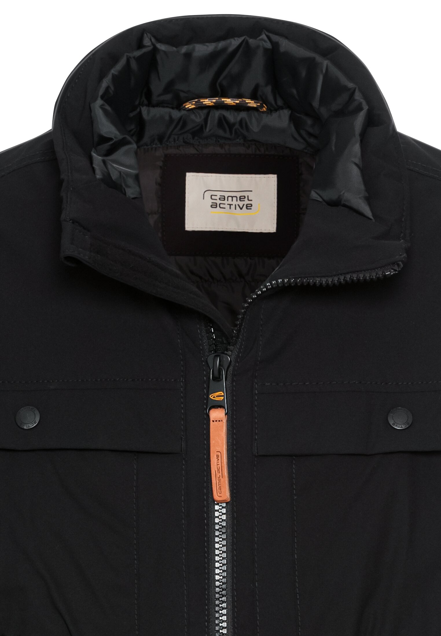 Softshell Blouson mit einrollbarer Kapuze