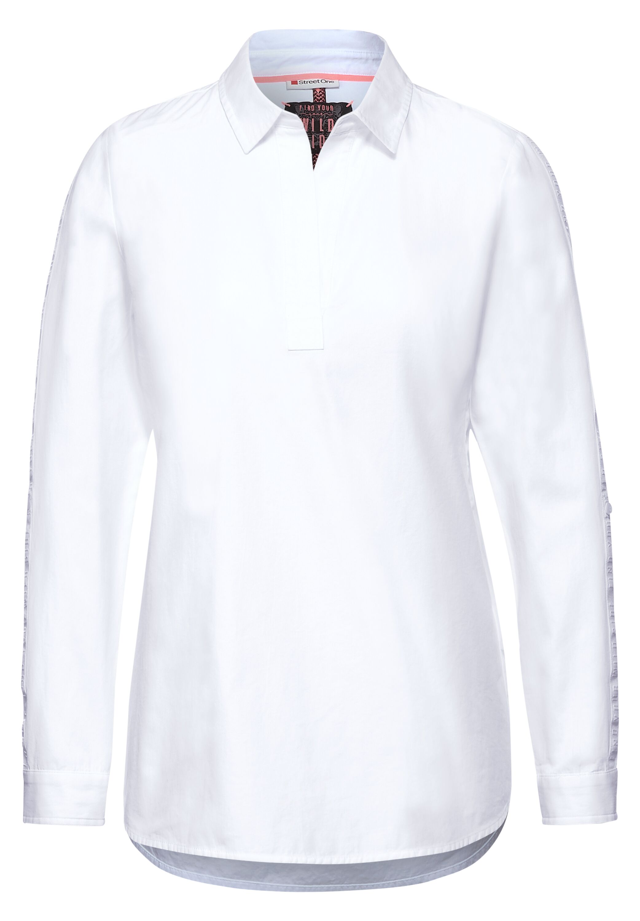Longbluse aus Baumwolle
