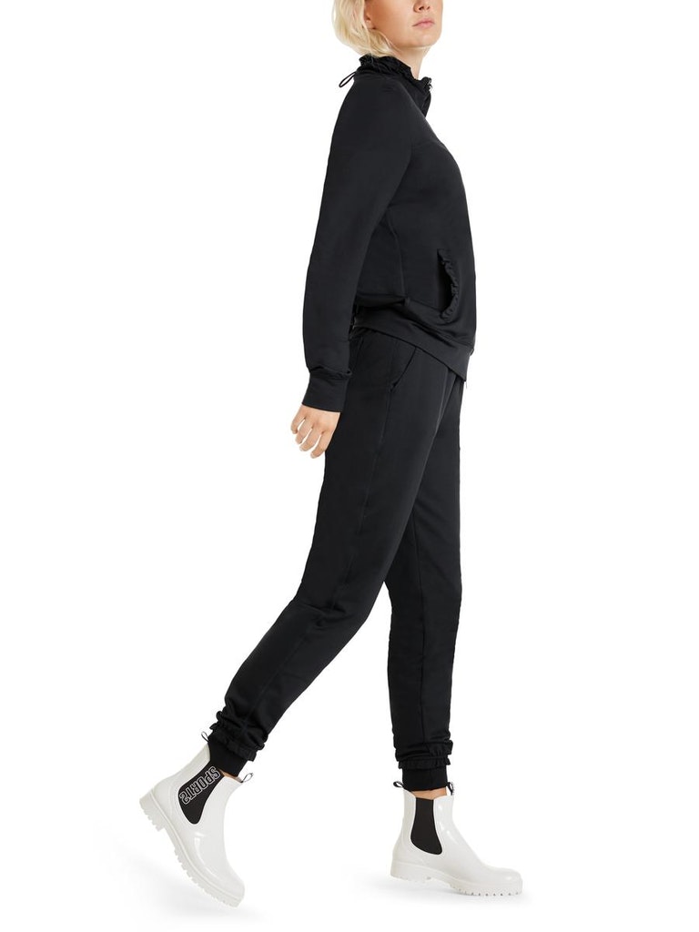 Jacke mit Rüschenverzierung