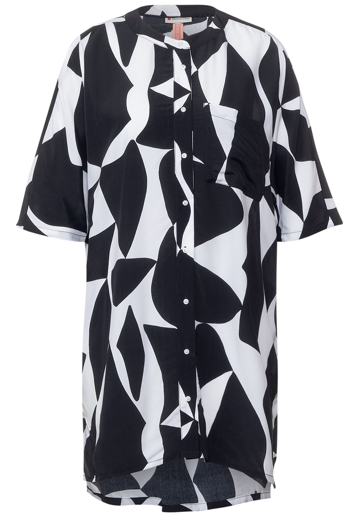 Longbluse mit Print