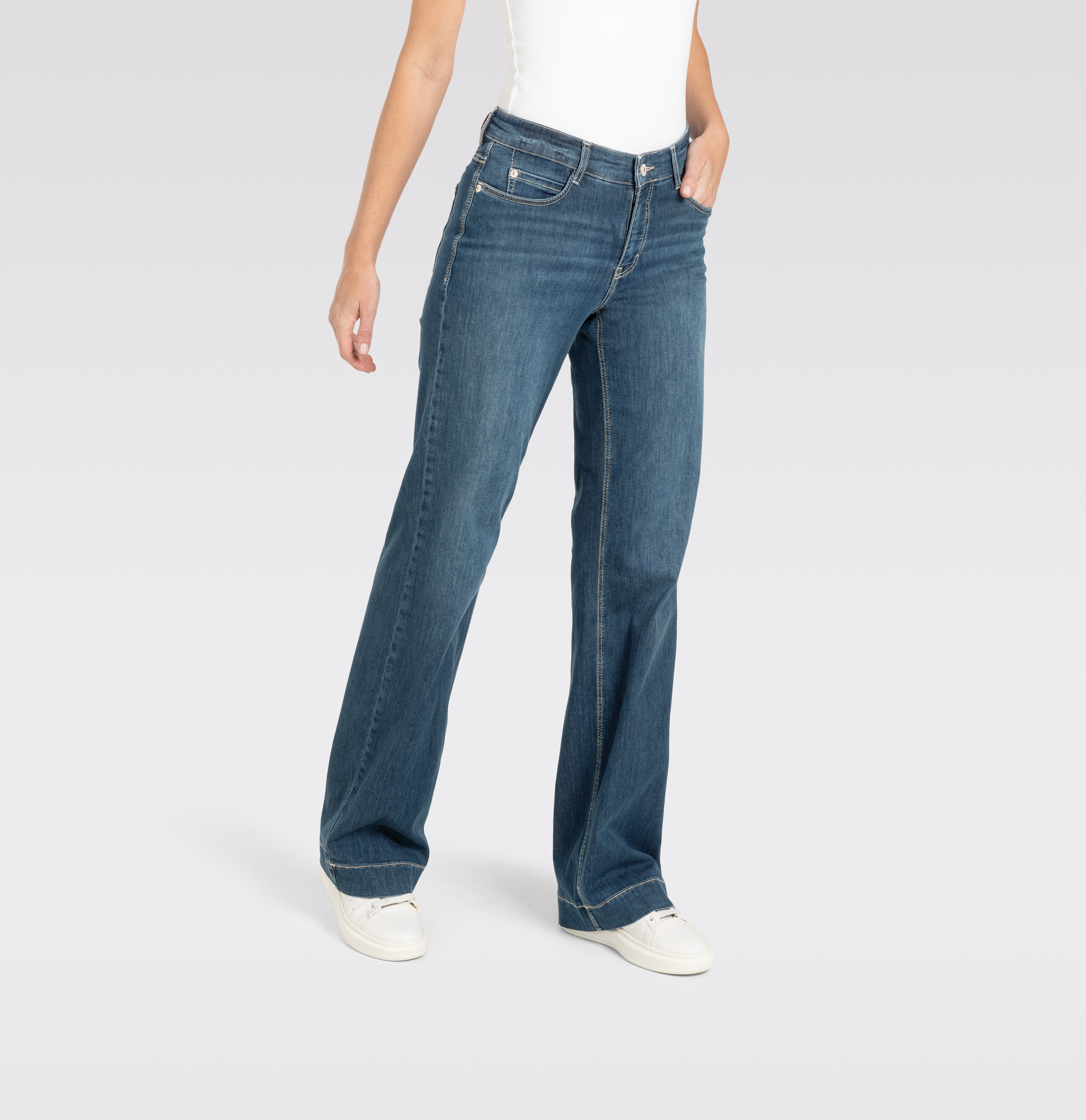 MAC JEANS - DREAM WIDE, DREAM Wonder light Denim