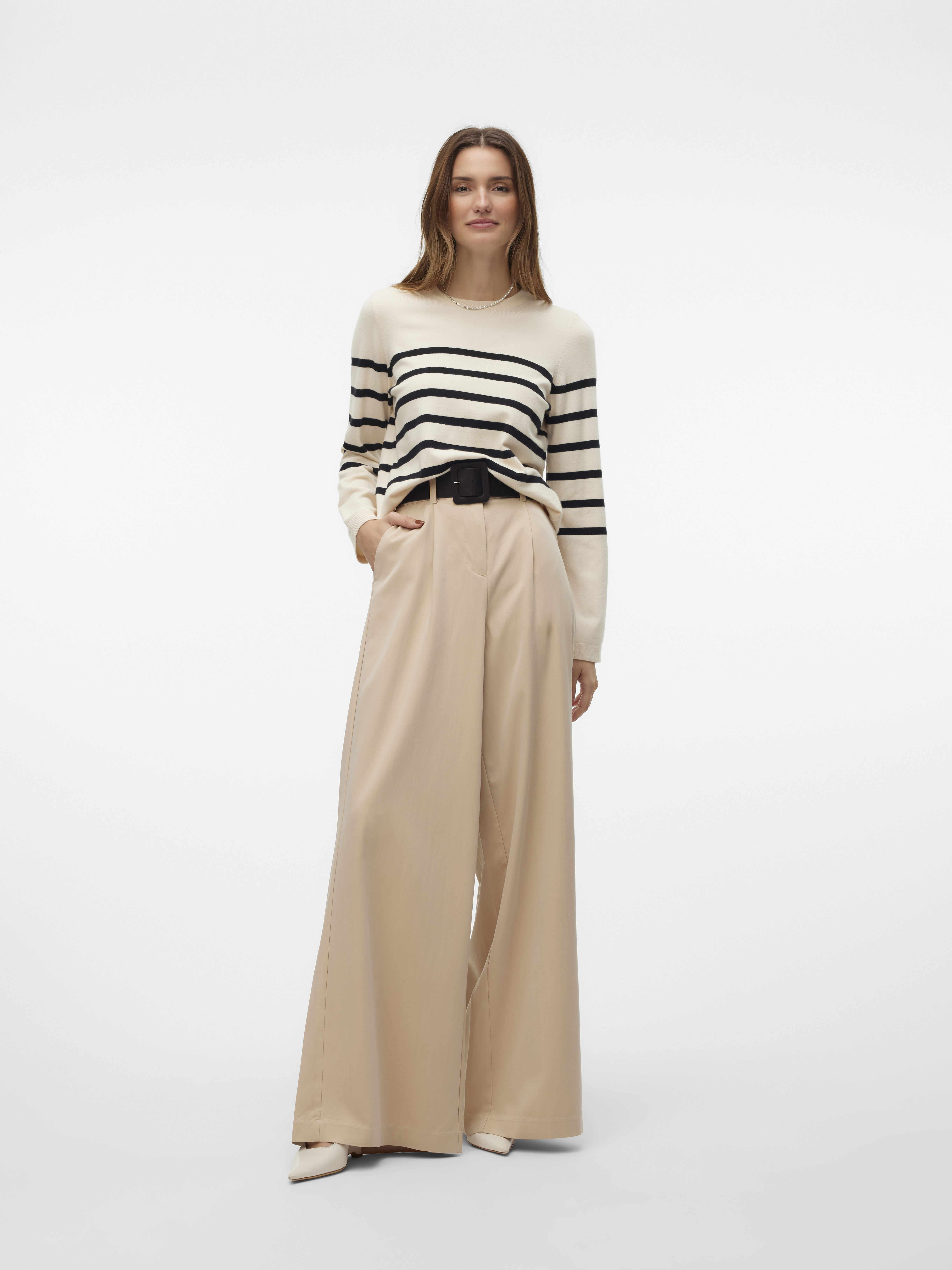 VMSABA PLAIN LS O-NECK PULLOVER GA NOOS