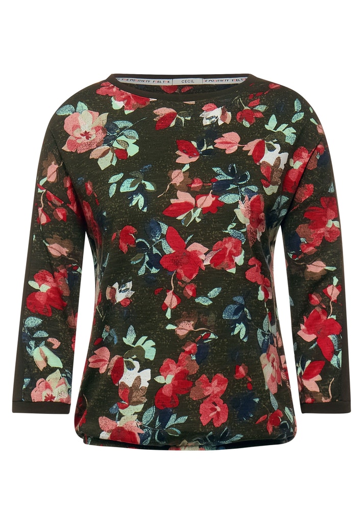 Shirt mit Blumen Print