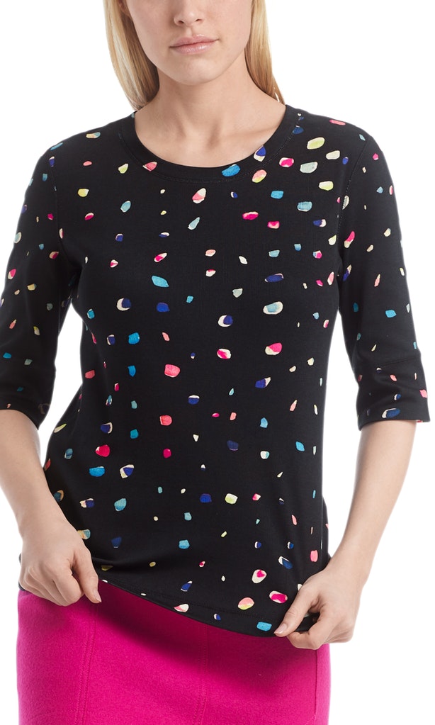 Shirt mit aufgedruckten Drops