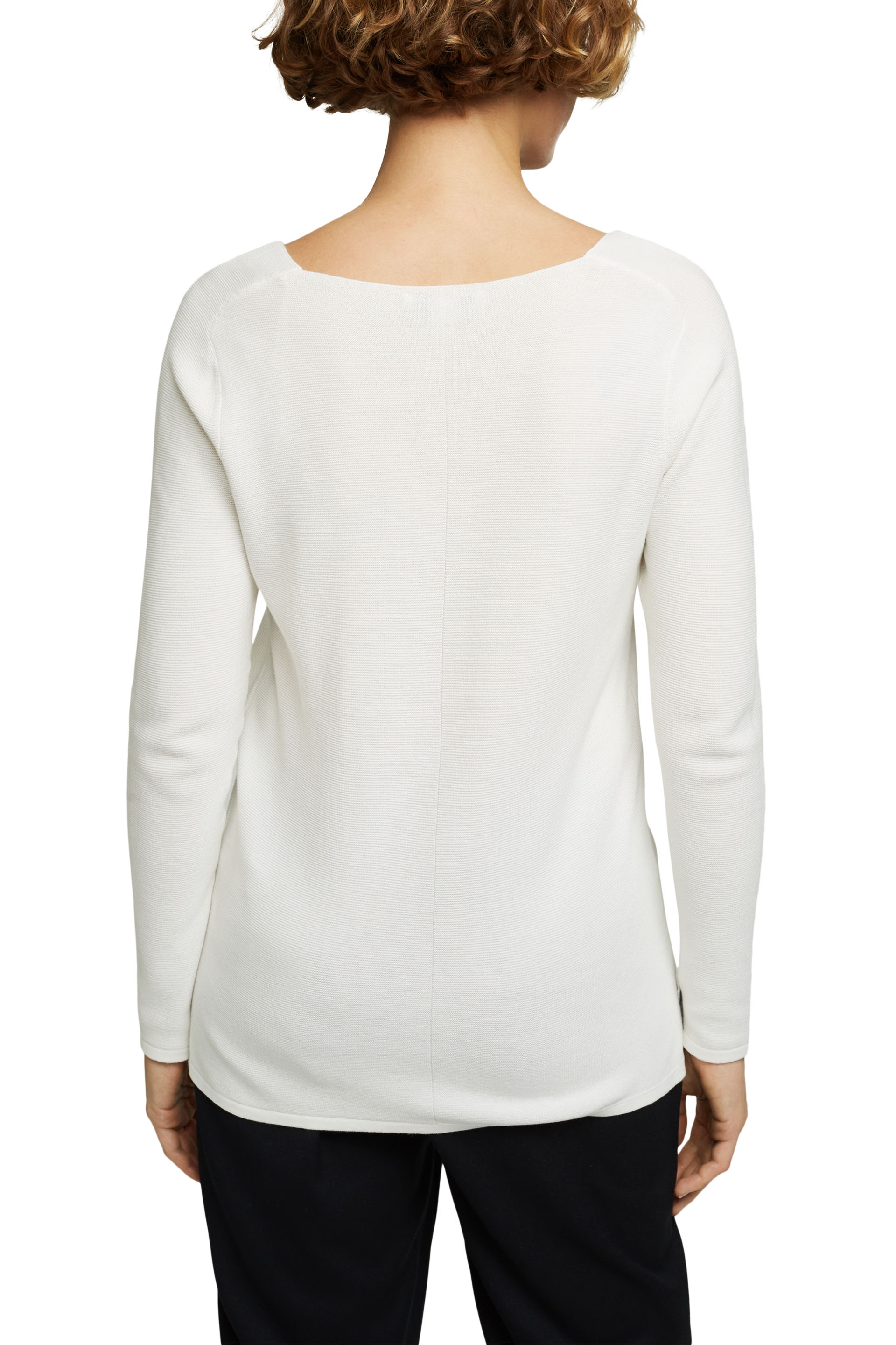 V-Neck-Pullover aus Organic Cotton