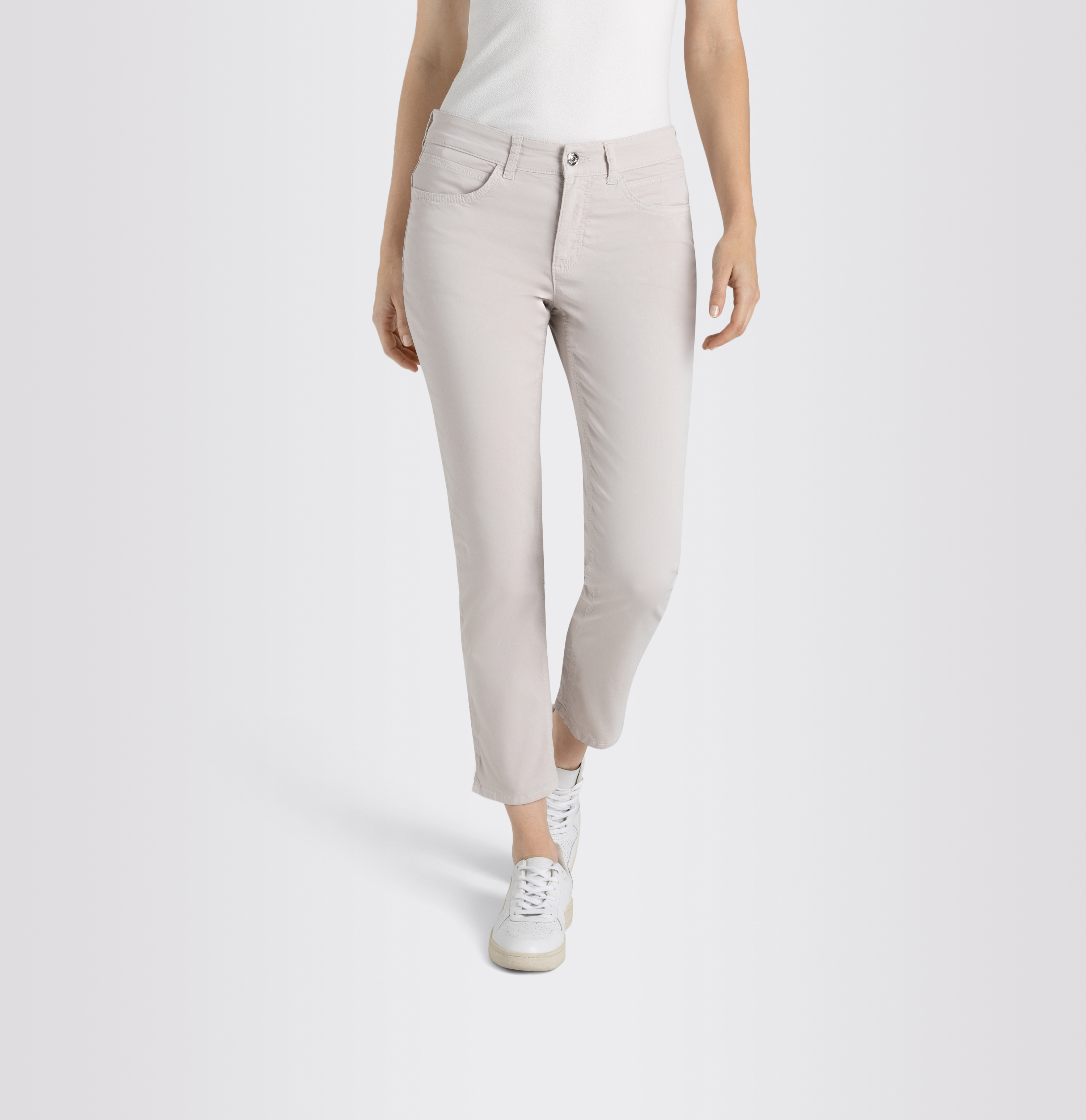MAC JEANS - ANGELA 7/8 summer, Fade out gabardine