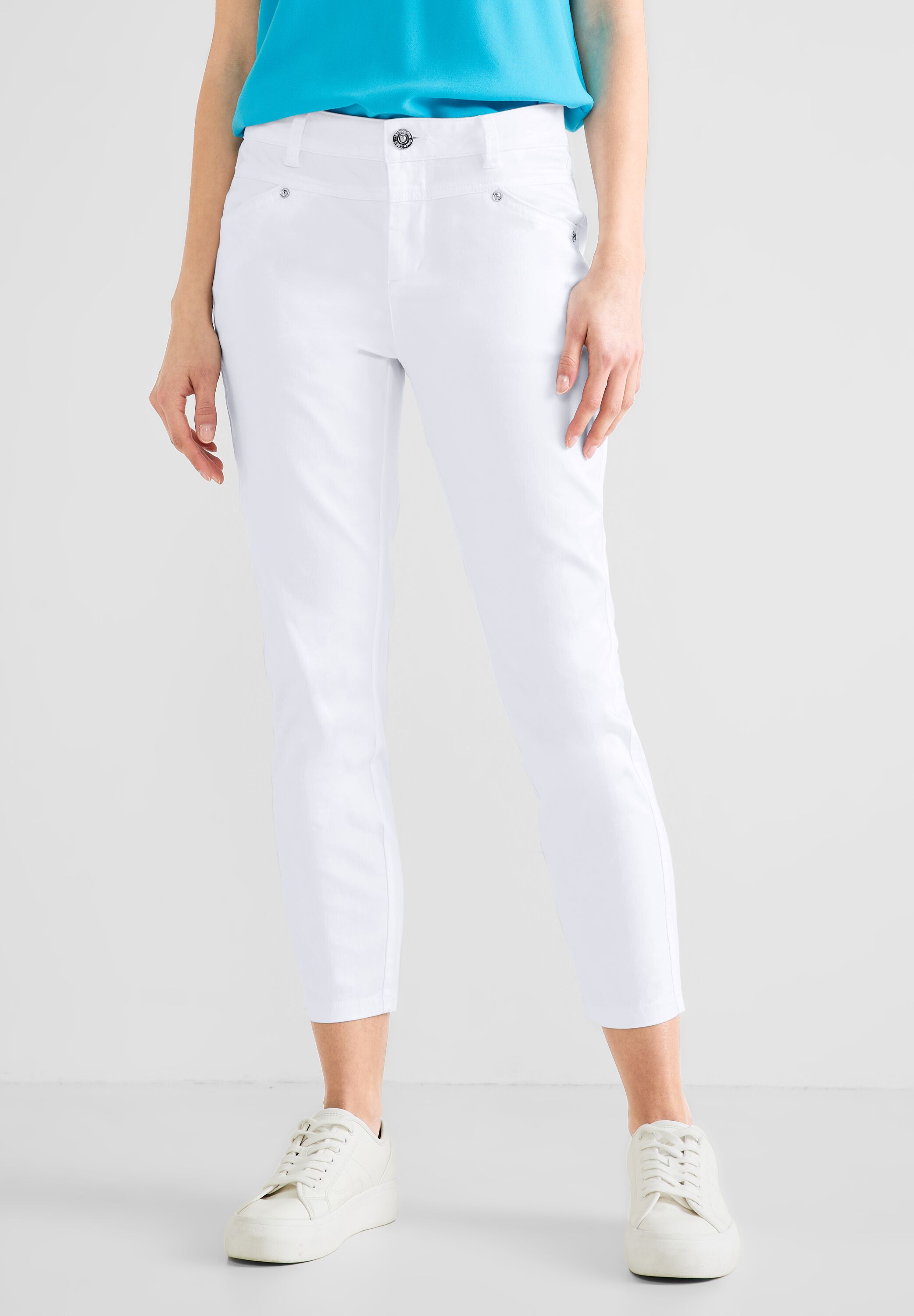 Casual Fit Seidenoptik Hose