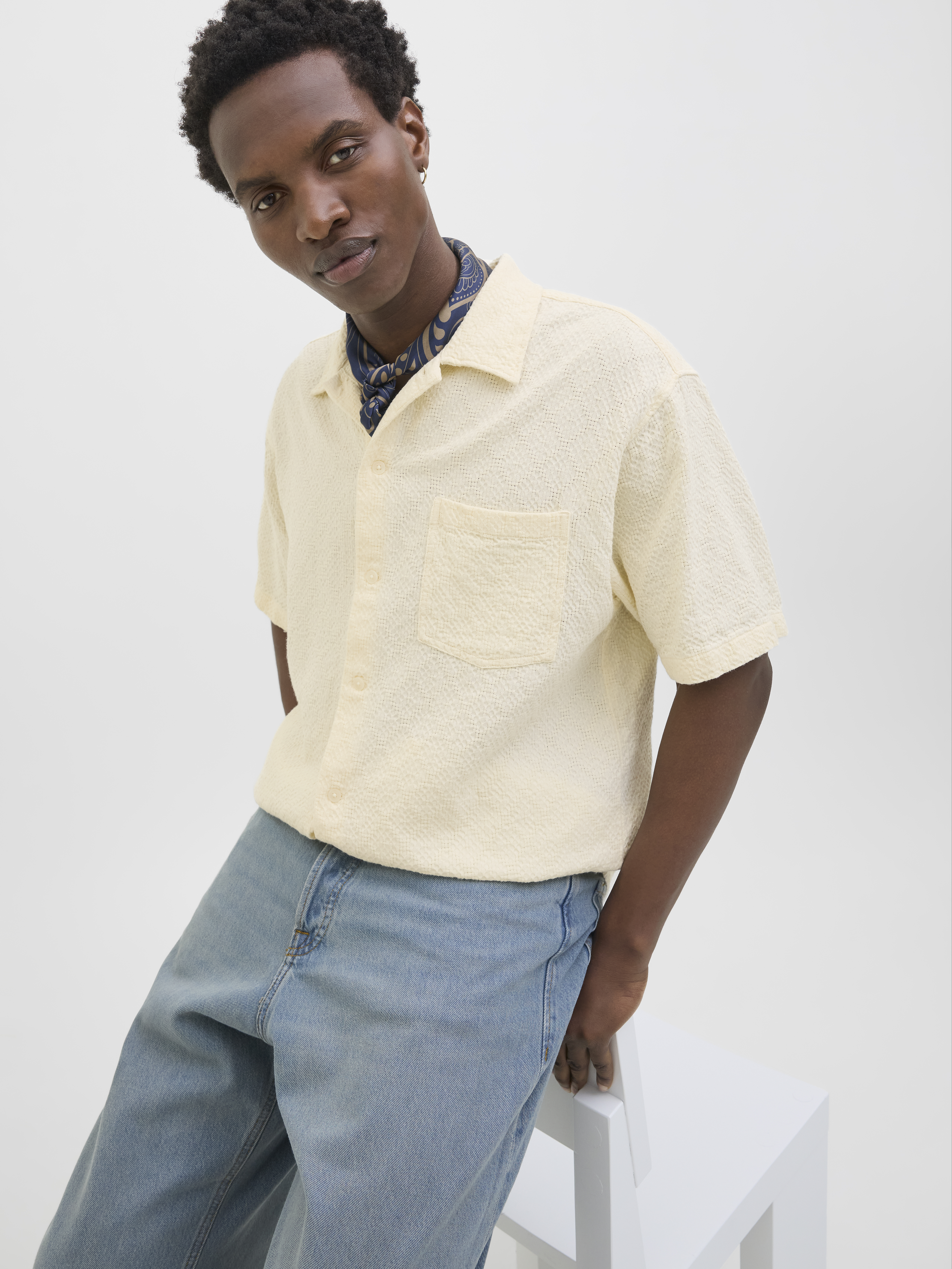 JORTAVIRA TEXTURE SHIRT SS LN