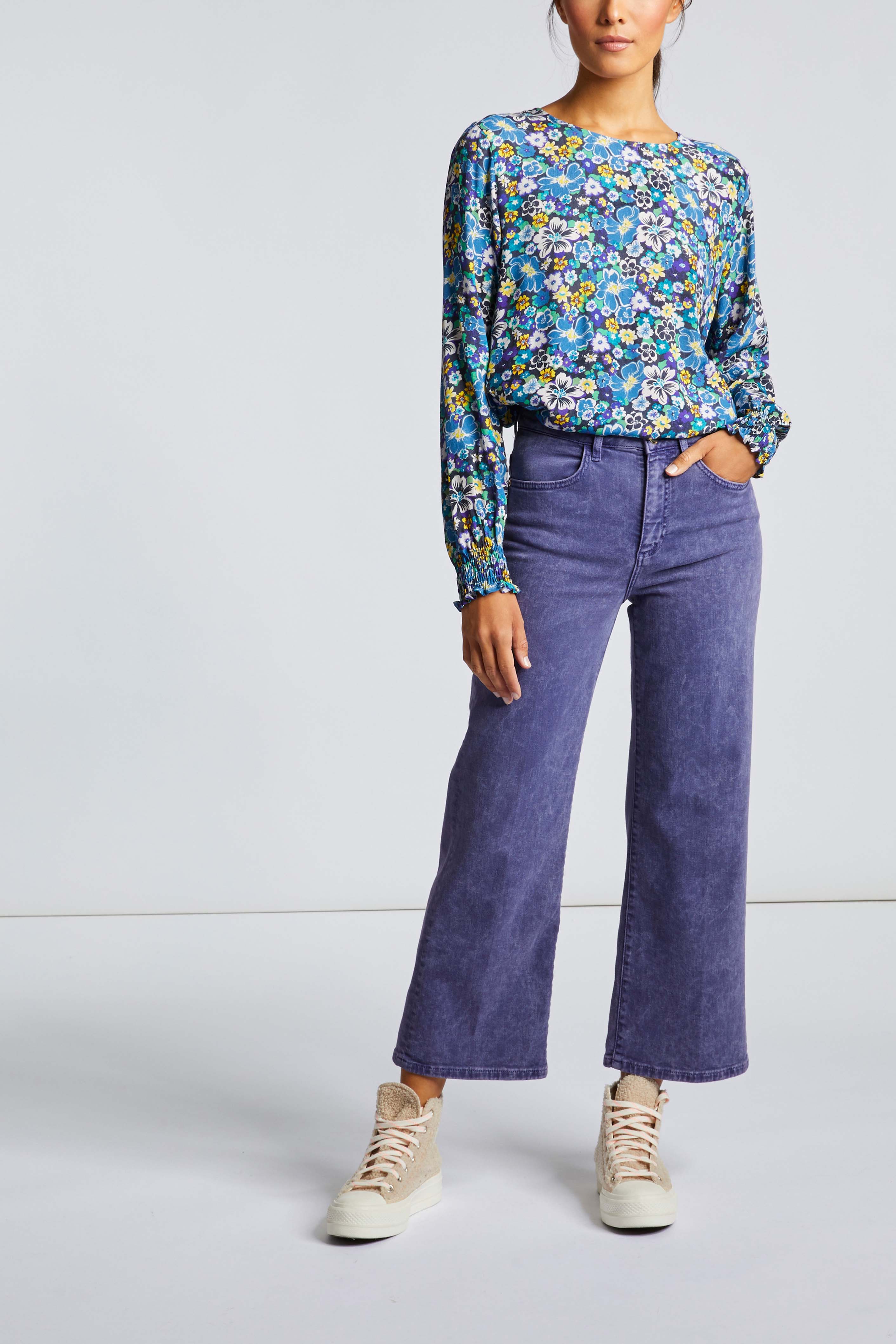 printed blouse