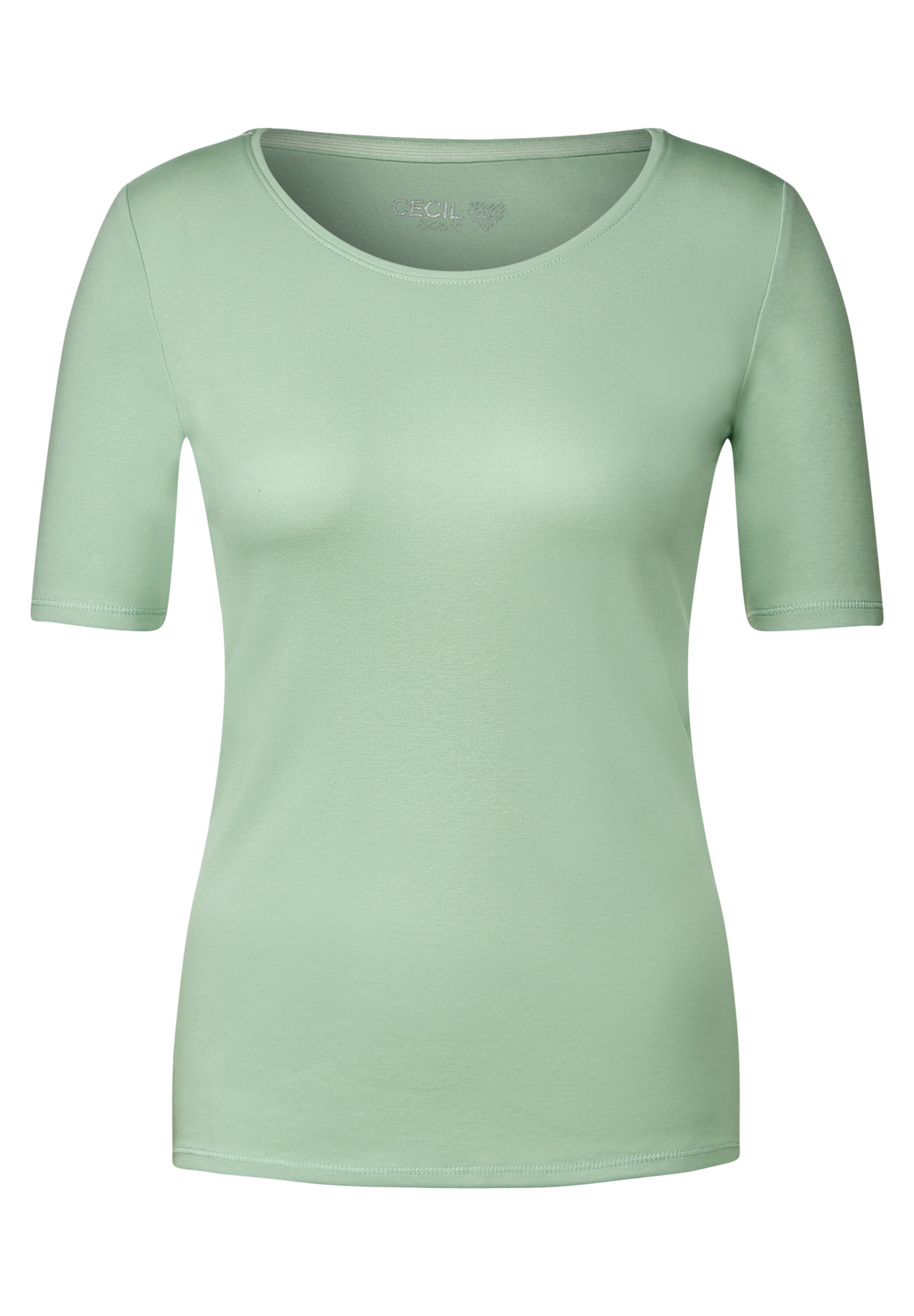 T-Shirt in Unifarbe