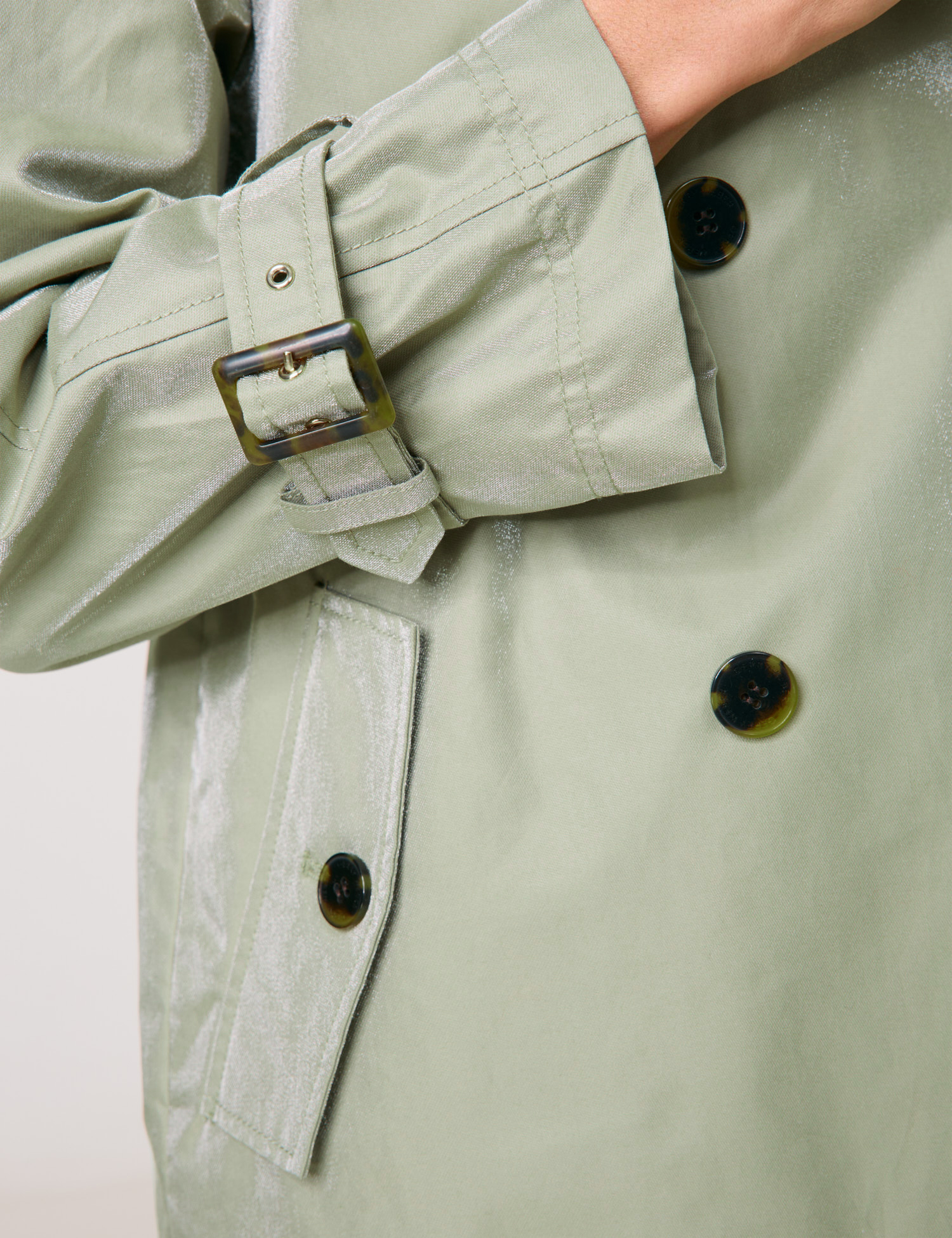 Outdoorjacke mit leichtem Glanz
