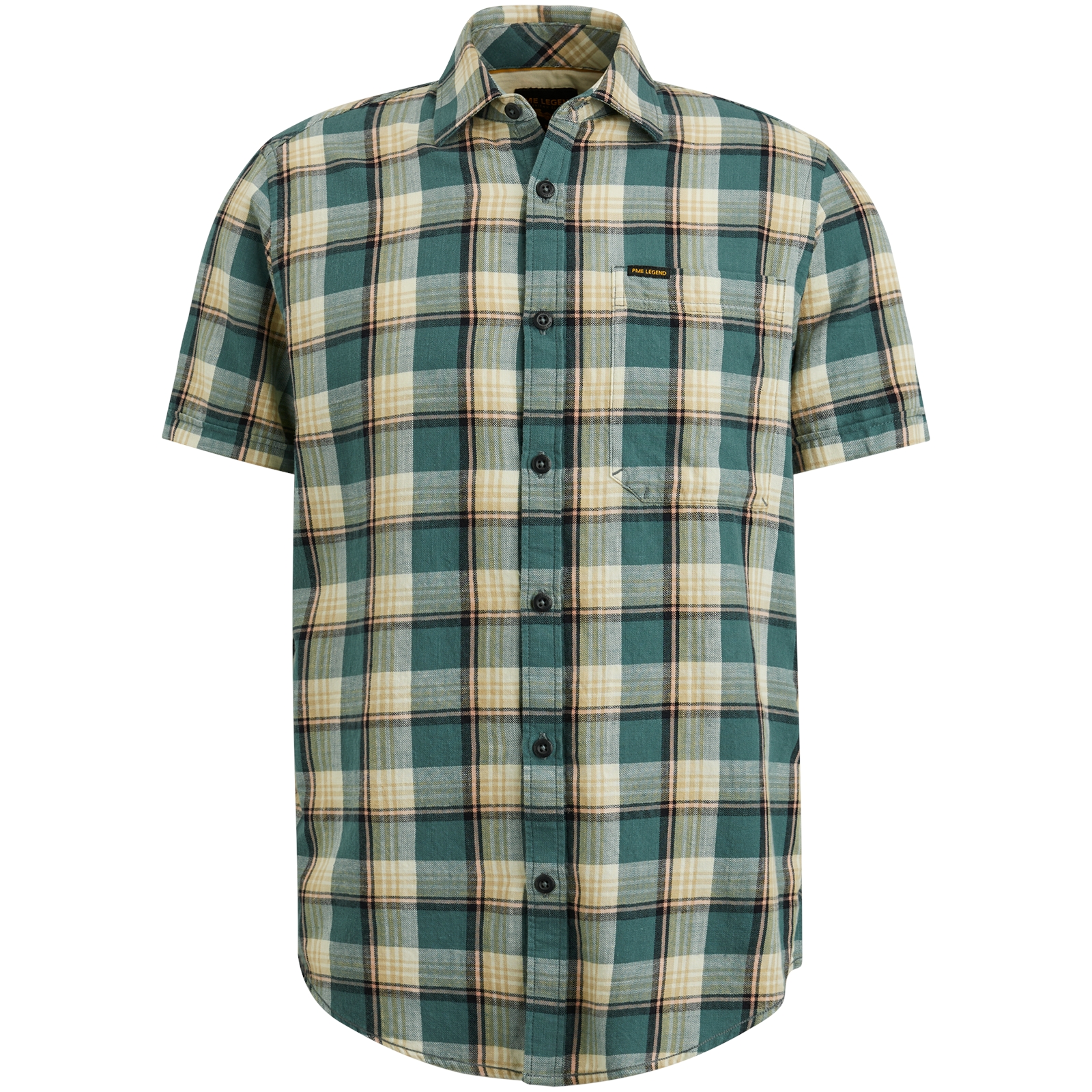 Short Sleeve Shirt Ctn Slub Weave Yarn dyed Check