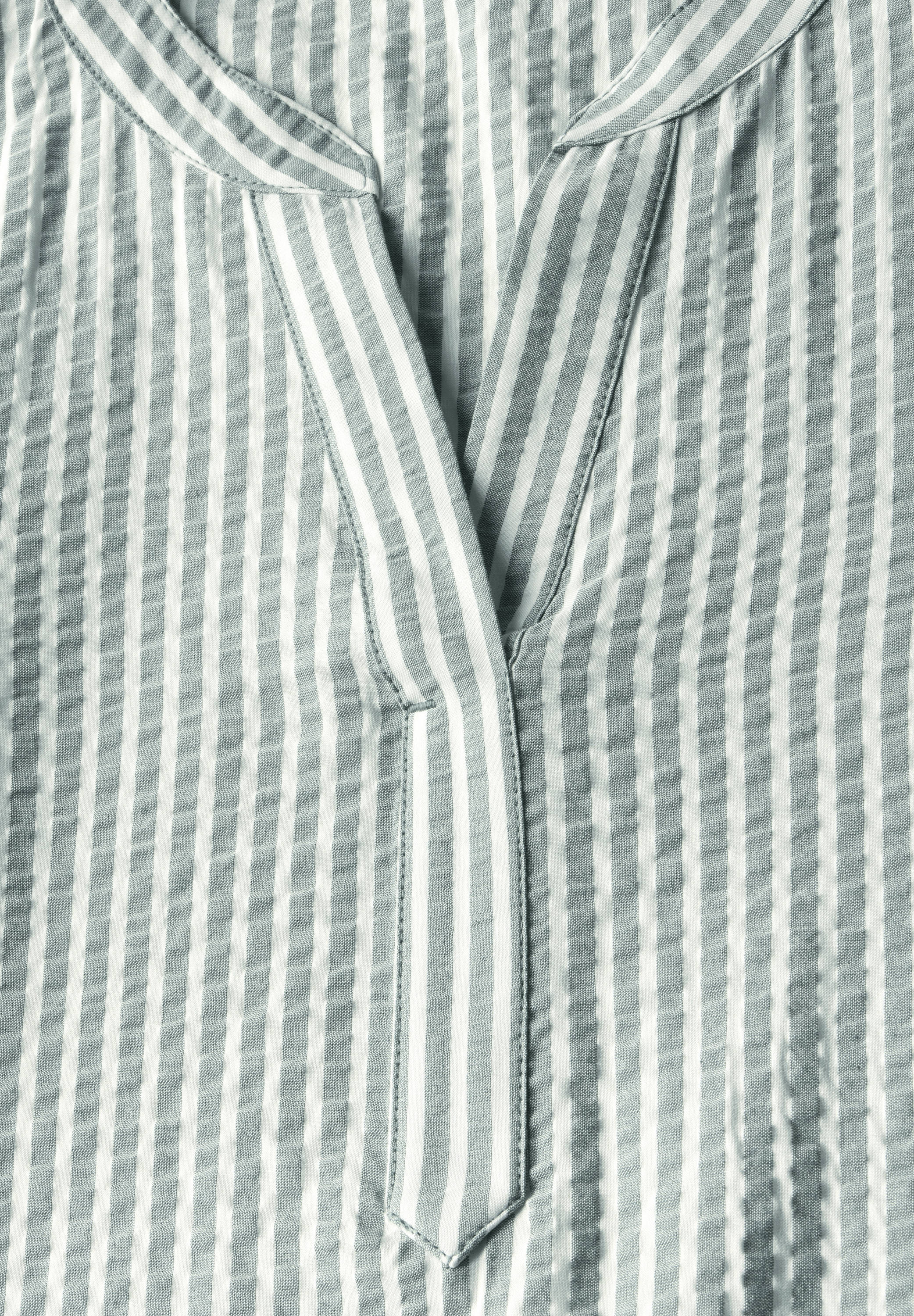 Gestreifte Seersucker Bluse