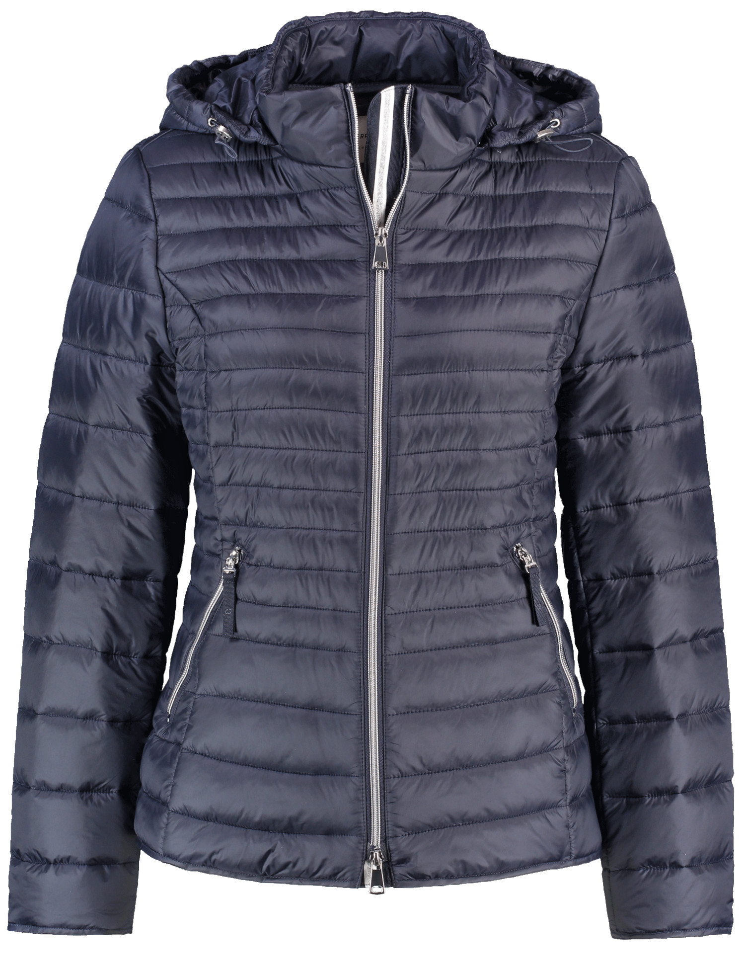 Steppjacke mit abnehmbarer Kapuze