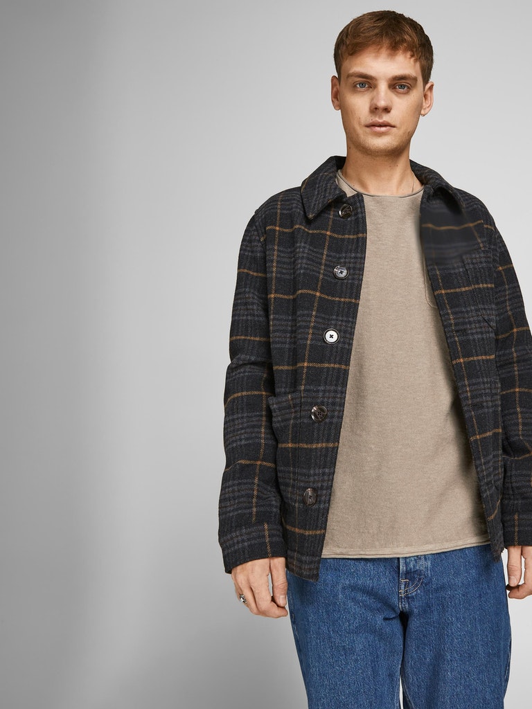 JJEGEORGE KNIT LINEN CREW NECK
