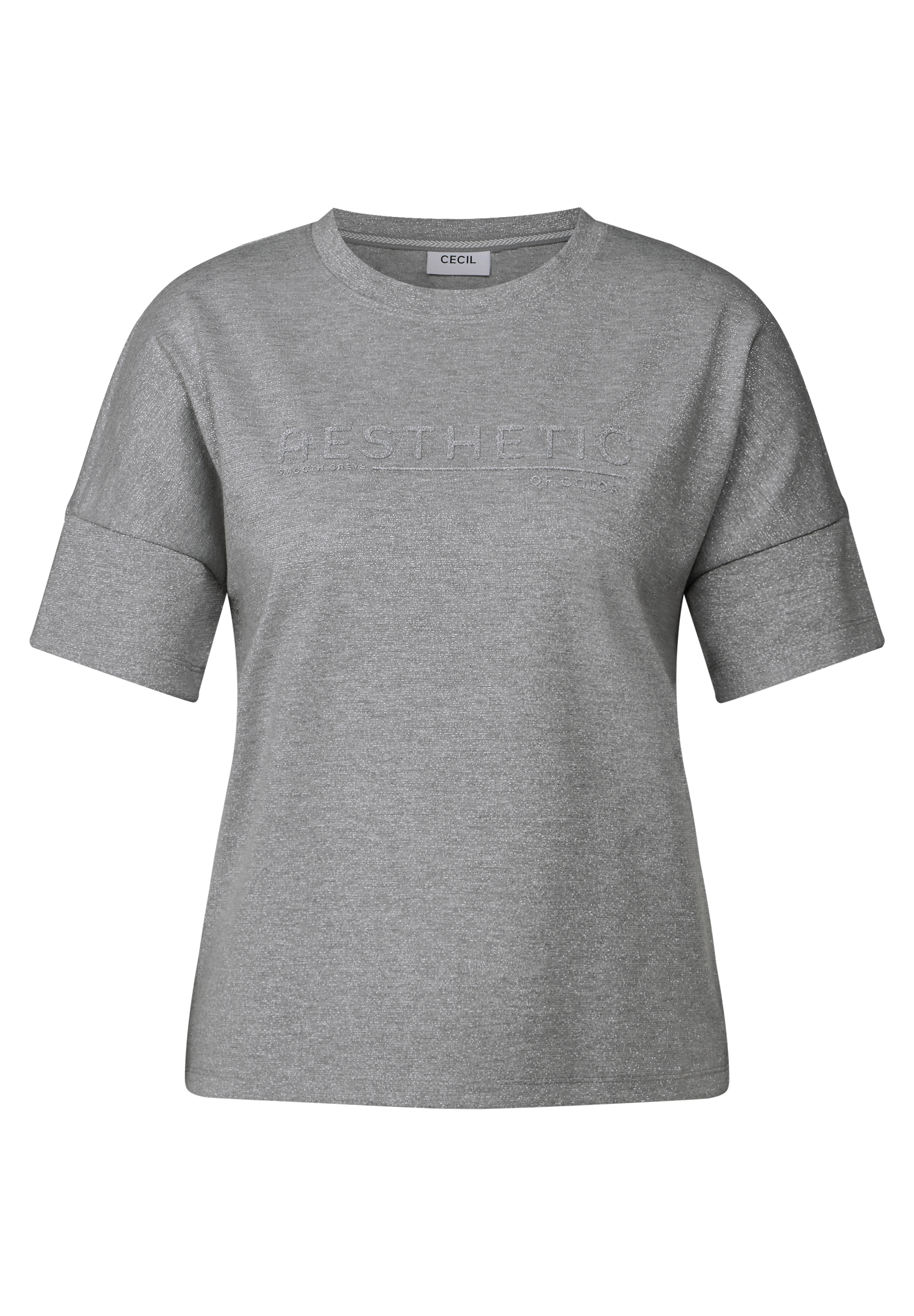 Glitzer-Shirt mit Wording