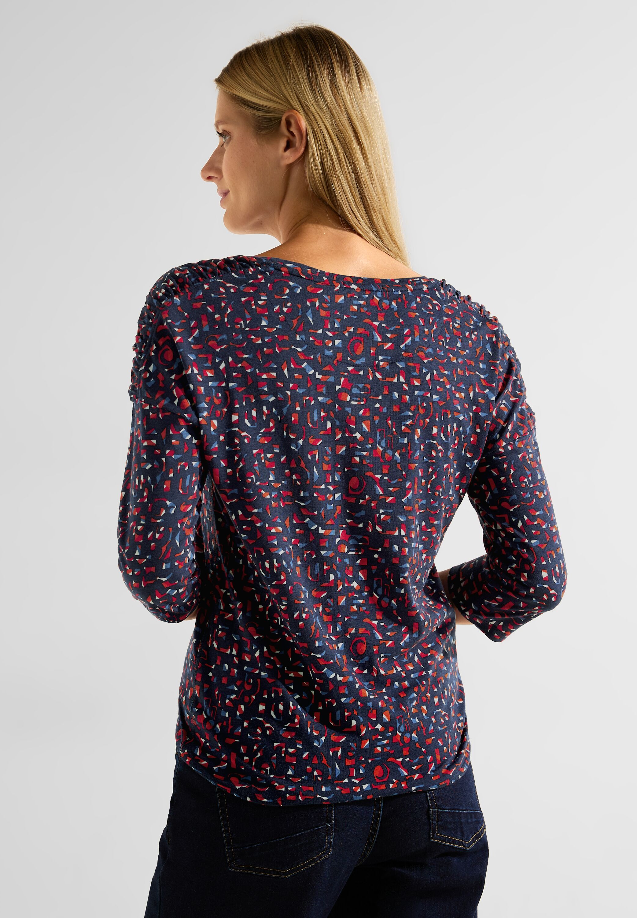 Printshirt mit 3/4 Ärmel
