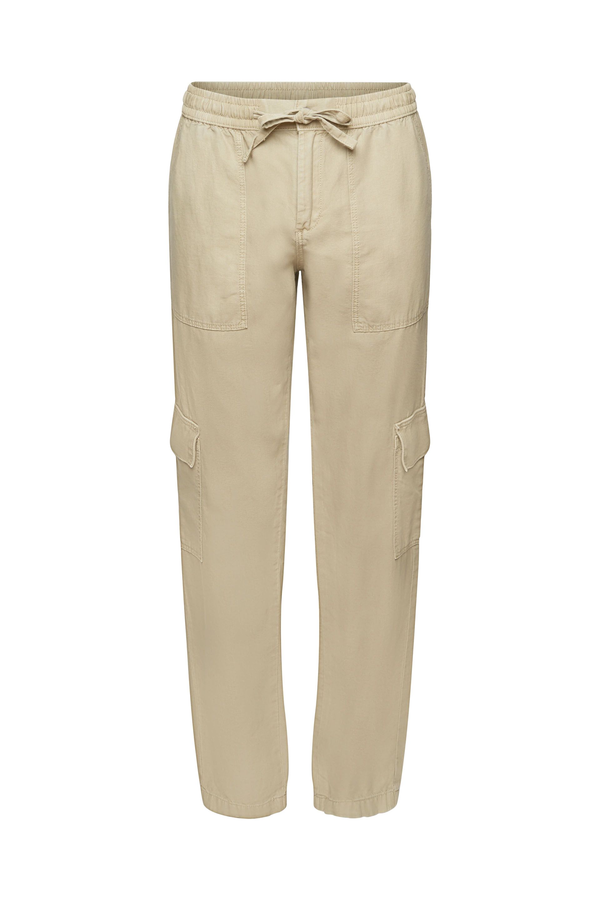 Cargohose aus Materialmix mit TENCEL™