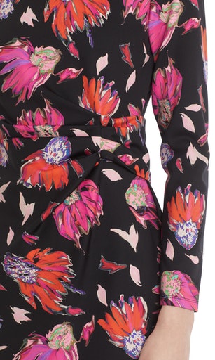Print-Kleid aus Scuba-Jersey